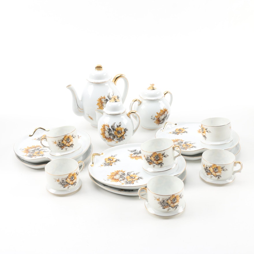 Vintage Craftsman "Eggshell" Porcelain Tea Set
