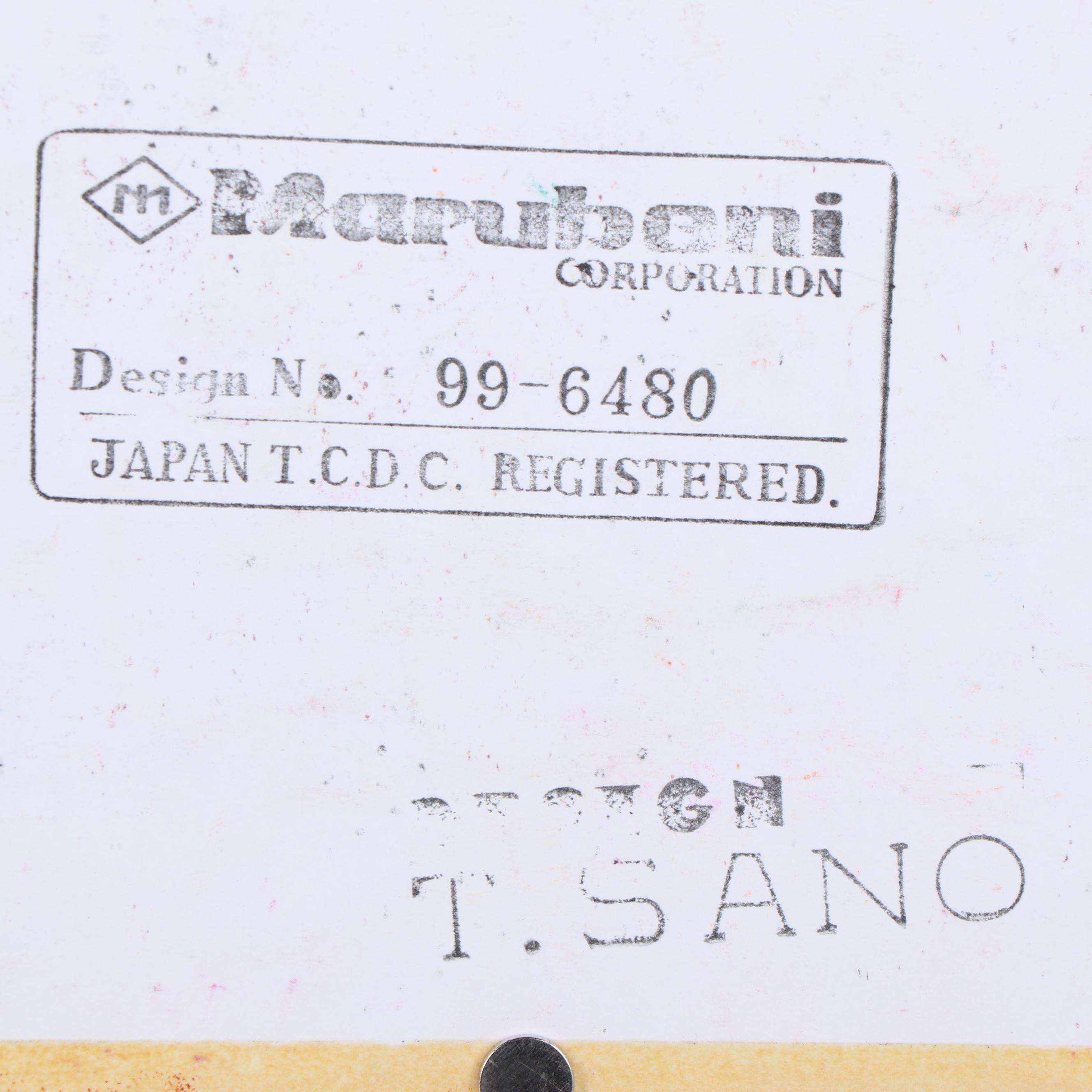 Marubeni Gouache Textile Design Proofs