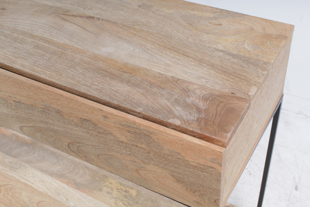 West Elm Mango Wood Console Table