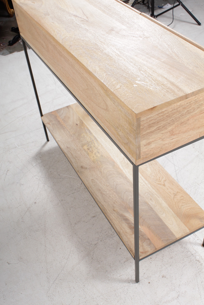 West Elm Mango Wood Console Table