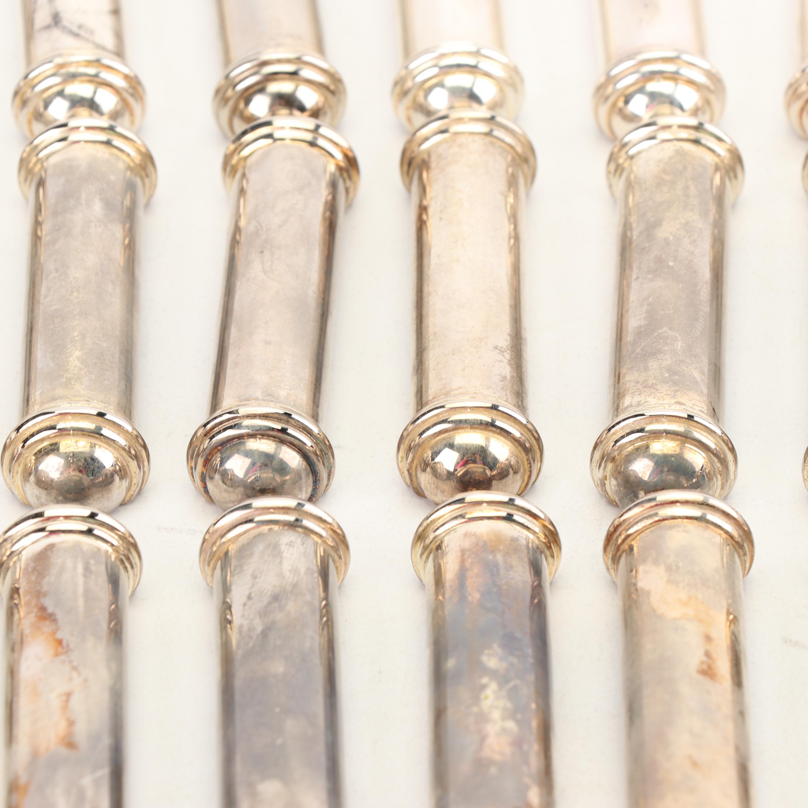 Ercuis Saint Hilaire Collection Silver Plate Knife Rest Sets