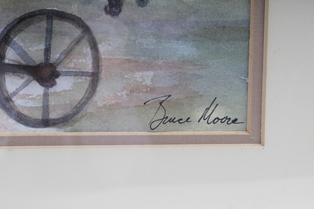 Bruce Moore Watercolor Painting