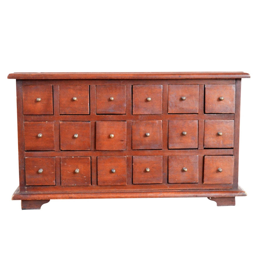 Vintage Federal Style Cherry Cabinet