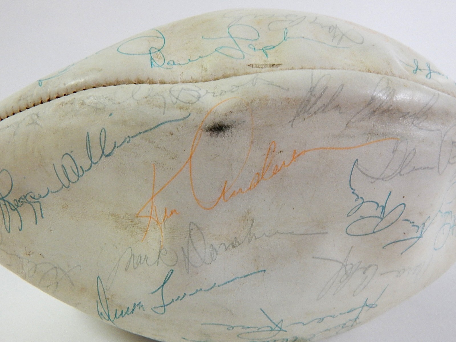 Early to Mid-1980s Cincinnati Bengals Signed Football - K.Anderson, P.Johnson