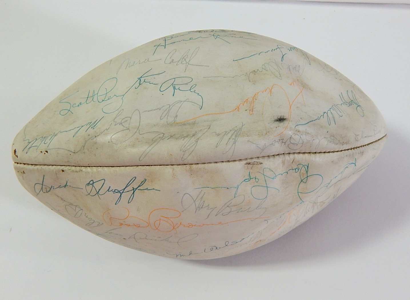 Early to Mid-1980s Cincinnati Bengals Signed Football - K.Anderson, P.Johnson