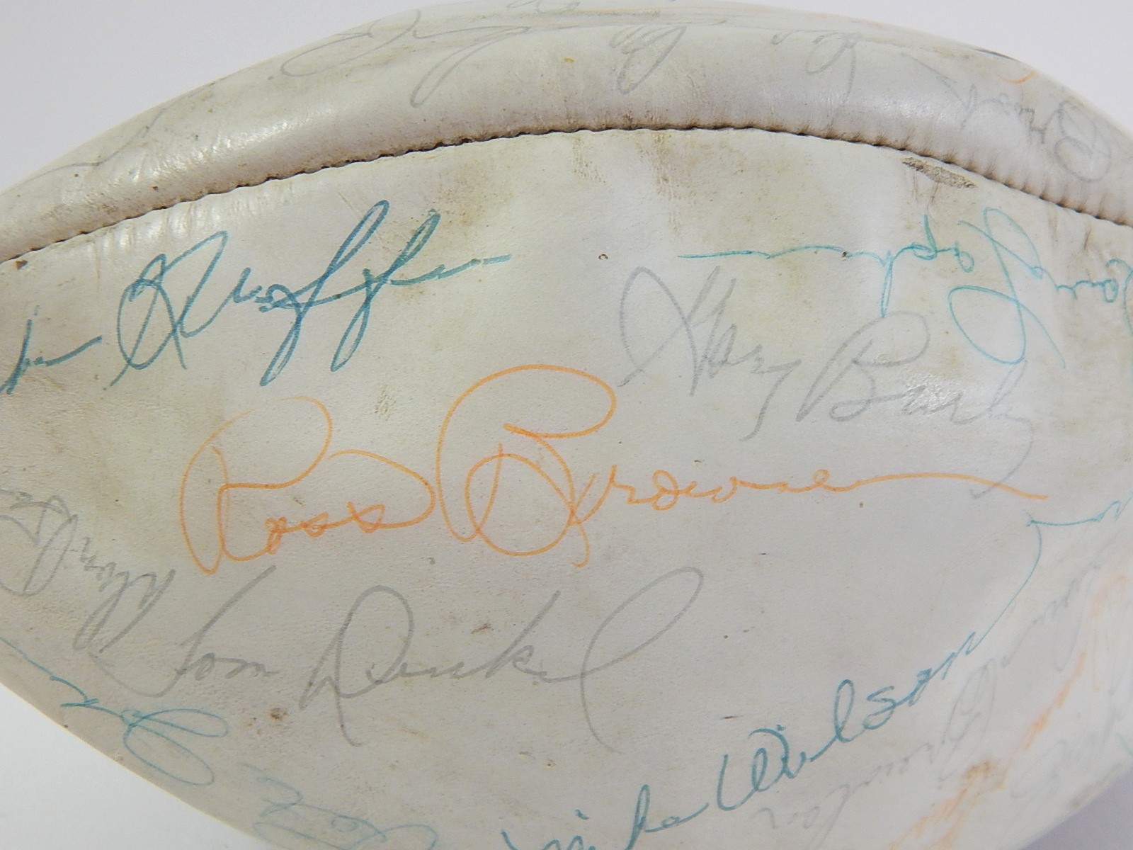 Early to Mid-1980s Cincinnati Bengals Signed Football - K.Anderson, P.Johnson
