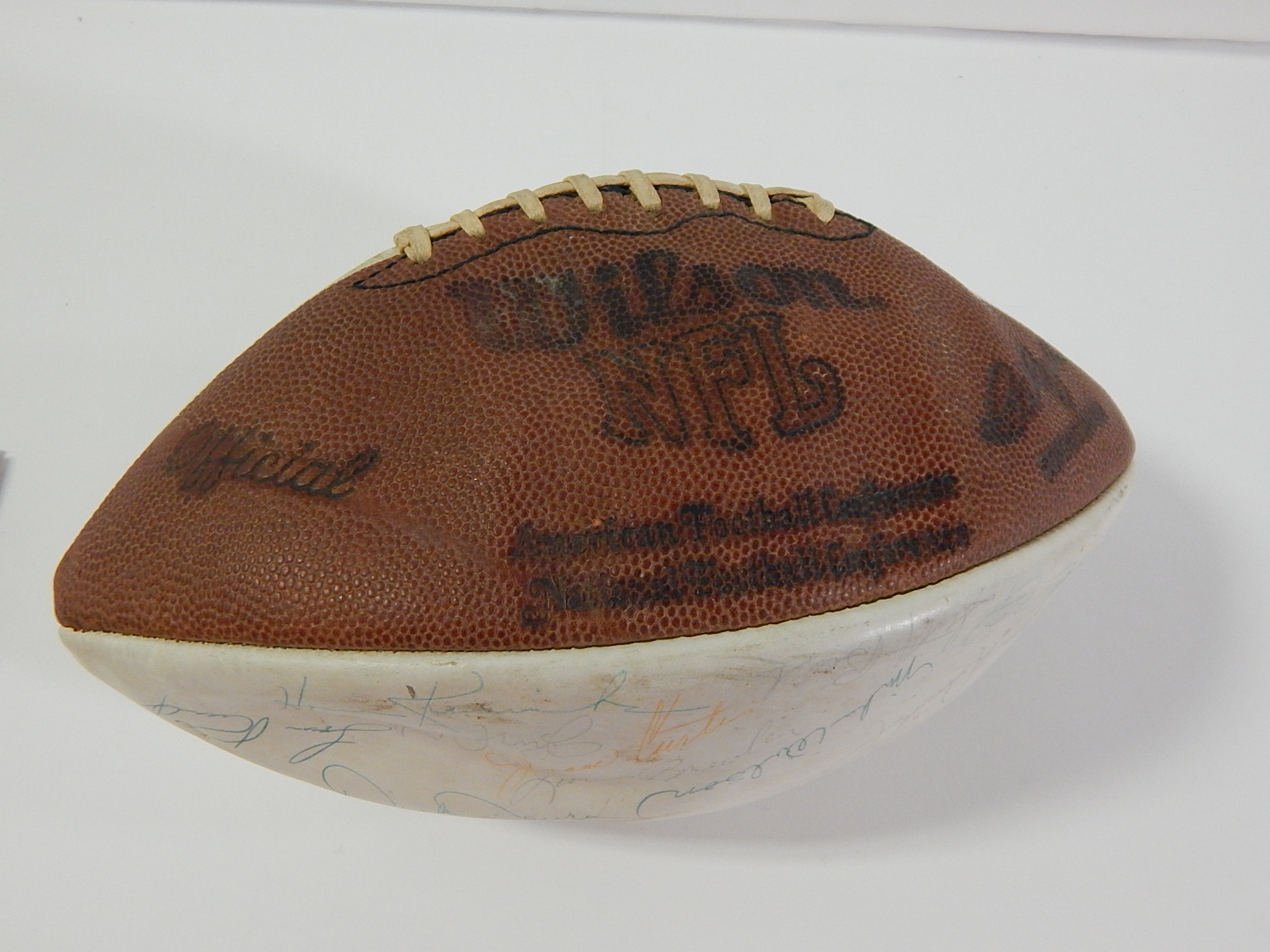 Early to Mid-1980s Cincinnati Bengals Signed Football - K.Anderson, P.Johnson