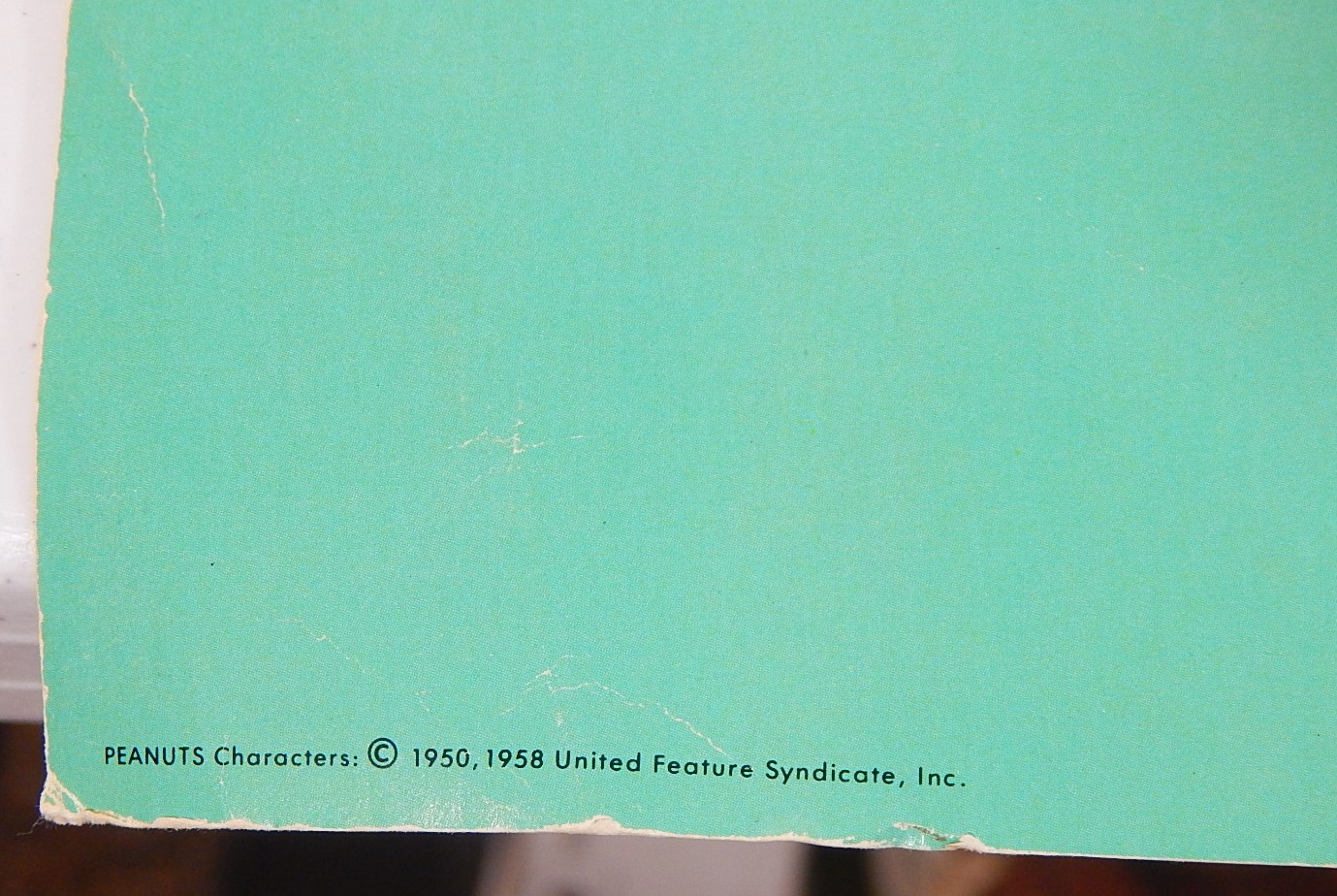 Vintage 1958 Hallmark Cardstock Charlie Brown and Snoopy Posters