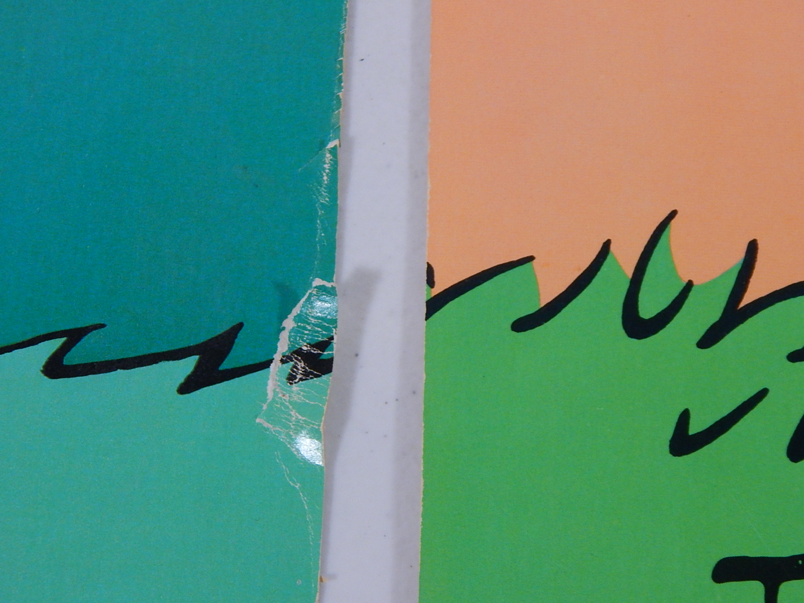 Vintage 1958 Hallmark Cardstock Charlie Brown and Snoopy Posters