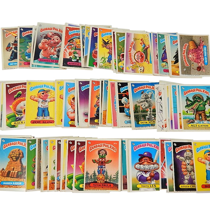 Original 1980s Topps Garbage Pail Kids Trading Cards