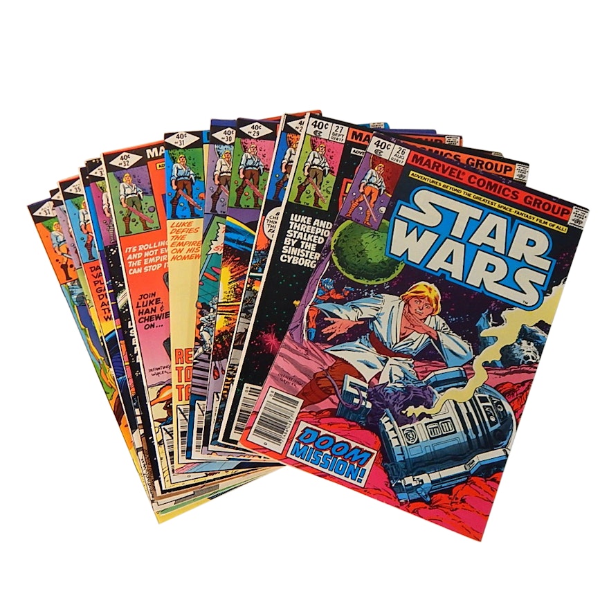 Bronze Age 1970s/1980s Marvel "Star Wars" Comic Books
