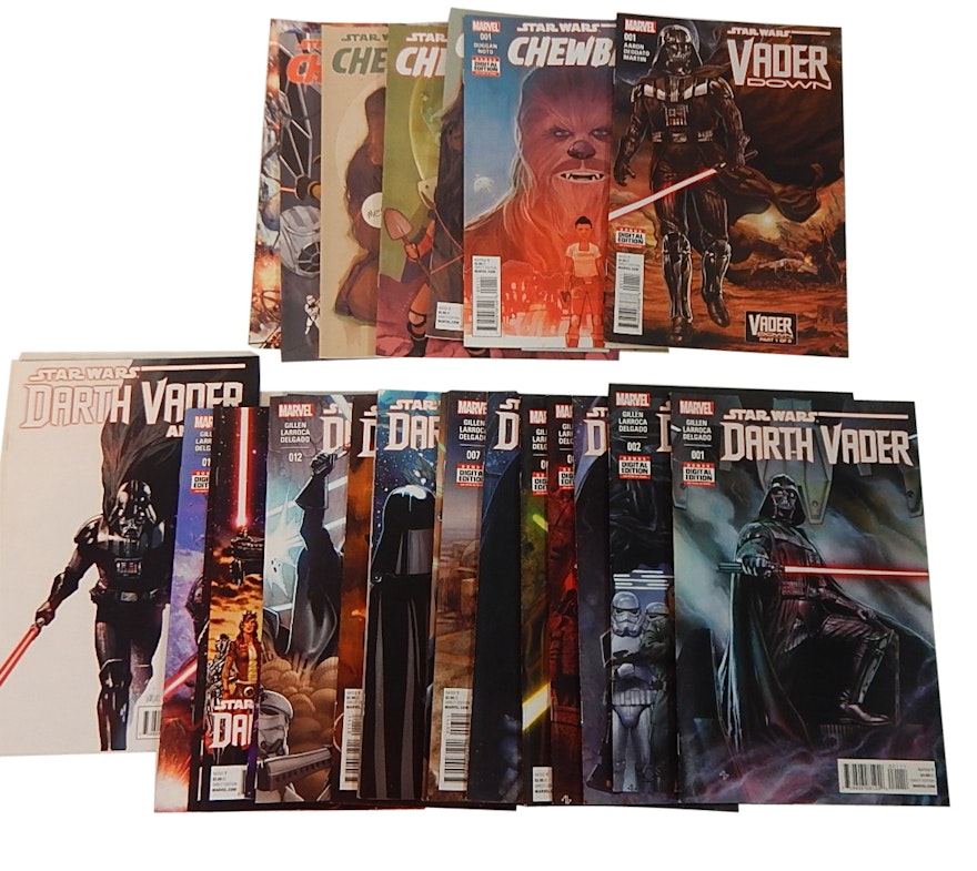 Modern Age Marvel "Star Wars: Darth Vader", "Chewbacca" Comic Books