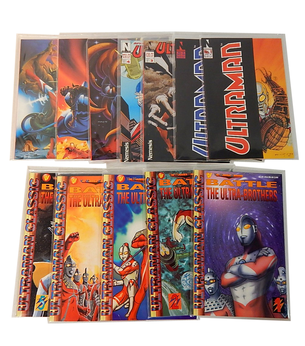 Modern Age Viz Comics with "Ultraman" and "Battle of the Ultra-Brothers"