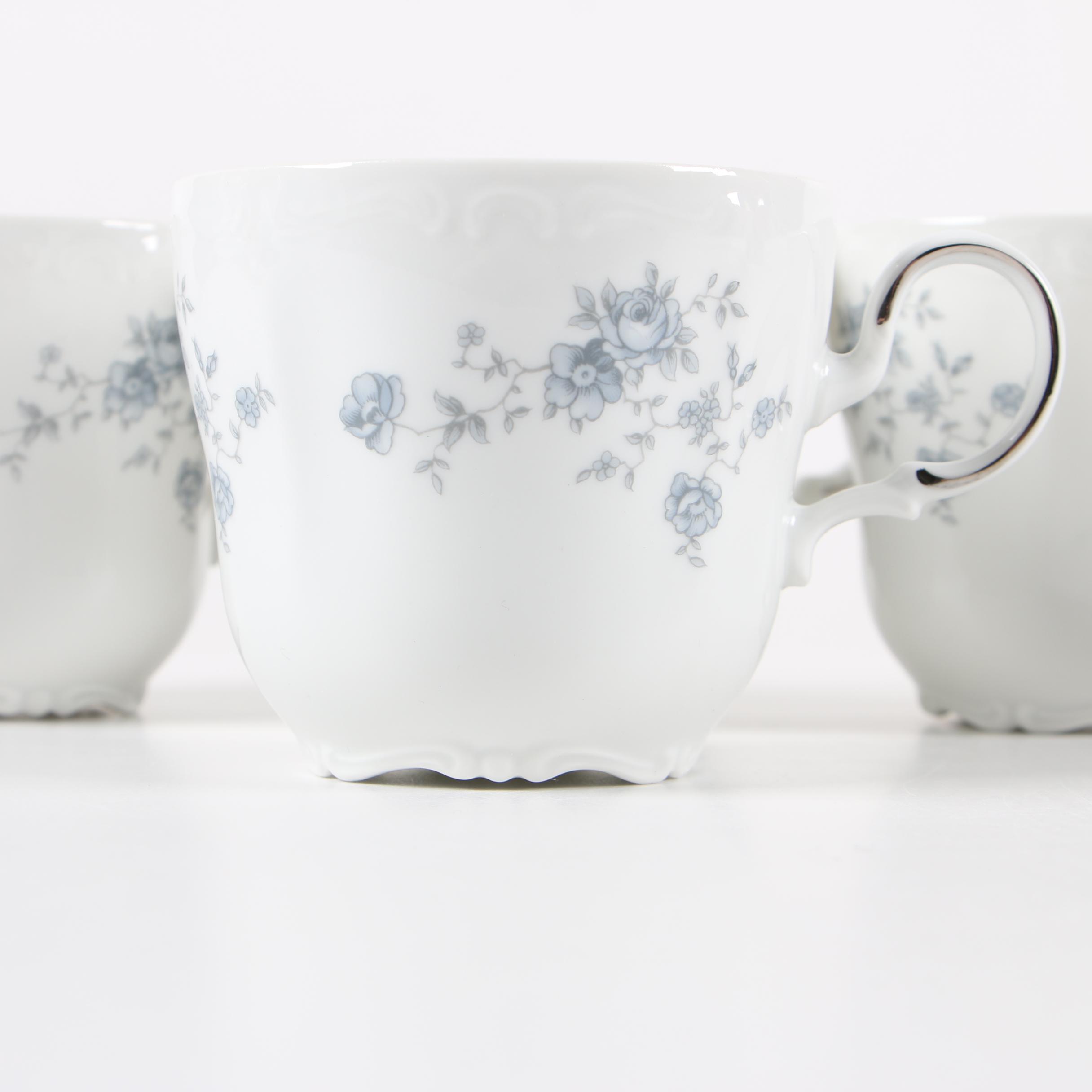 Johann Haviland "Blue Garland" Porcelain Dinnerware, Late 20th Century