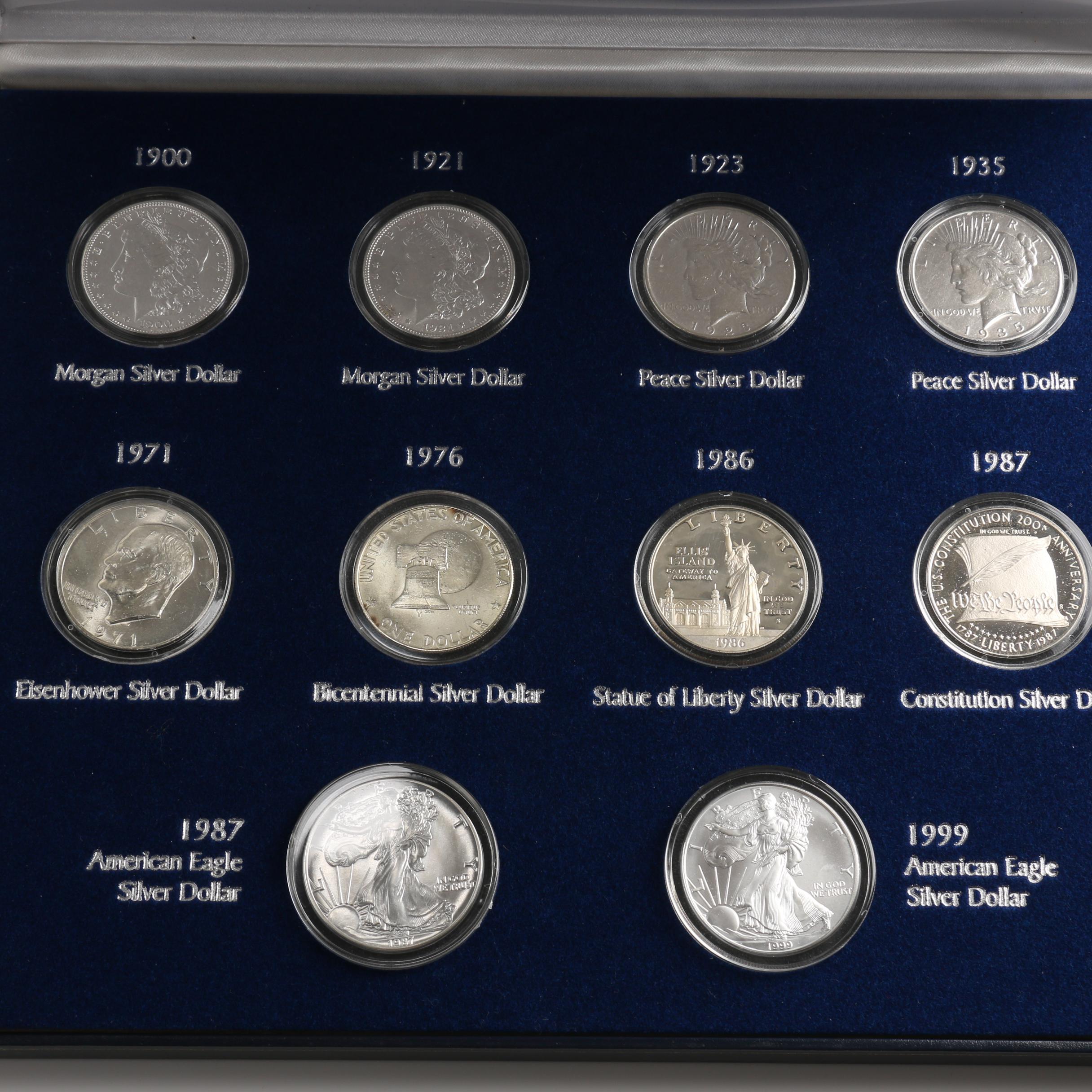 "100 Years of American Silver Dollars" Coin Set