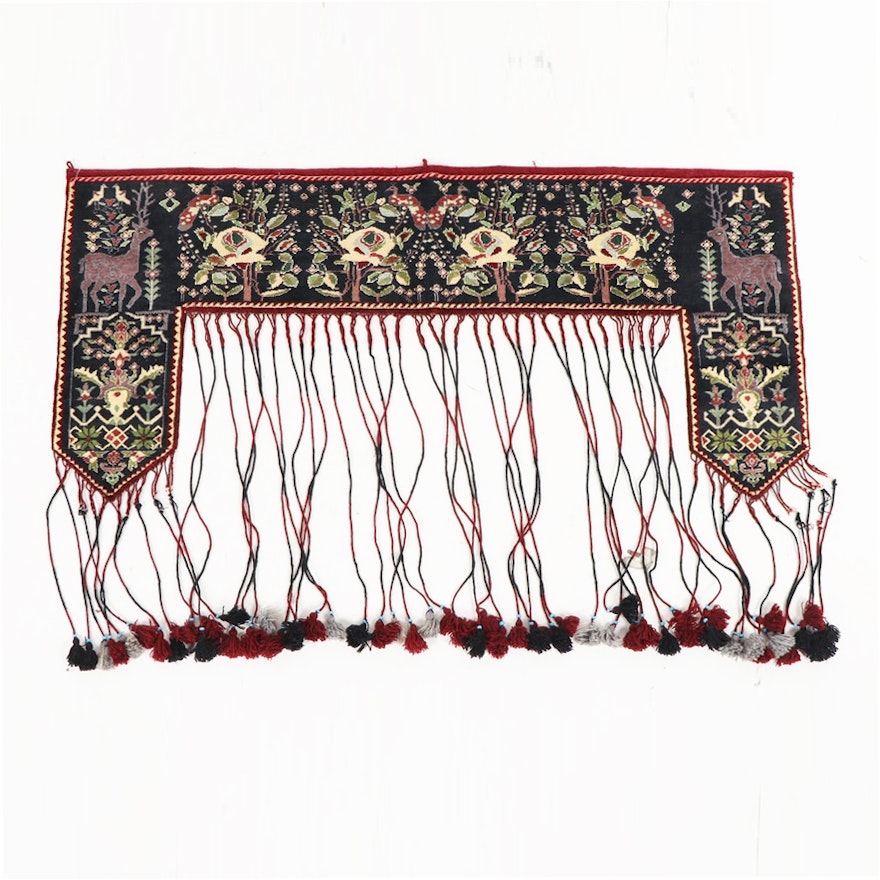 Hand-Knotted Afghani Pictorial Wool Kapunuk