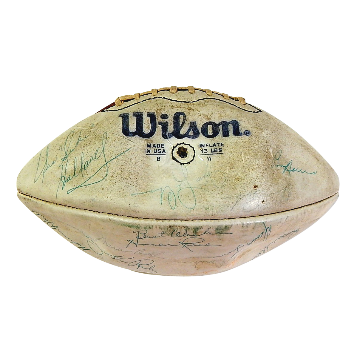 Early to Mid-1980s Cincinnati Bengals Signed Football - K.Anderson, P.Johnson