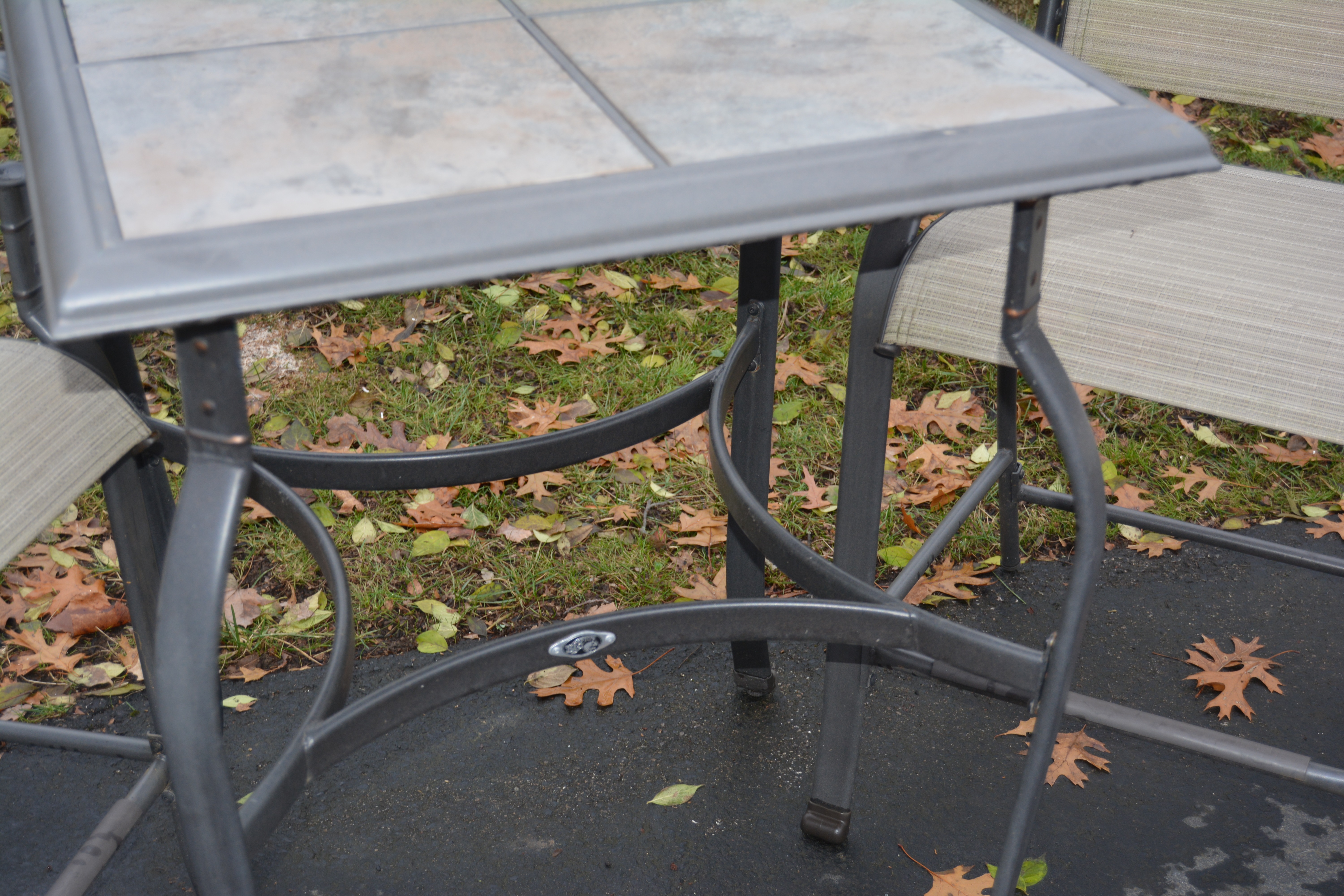 Patio High Bistro Table and Chairs by Hampton Bay