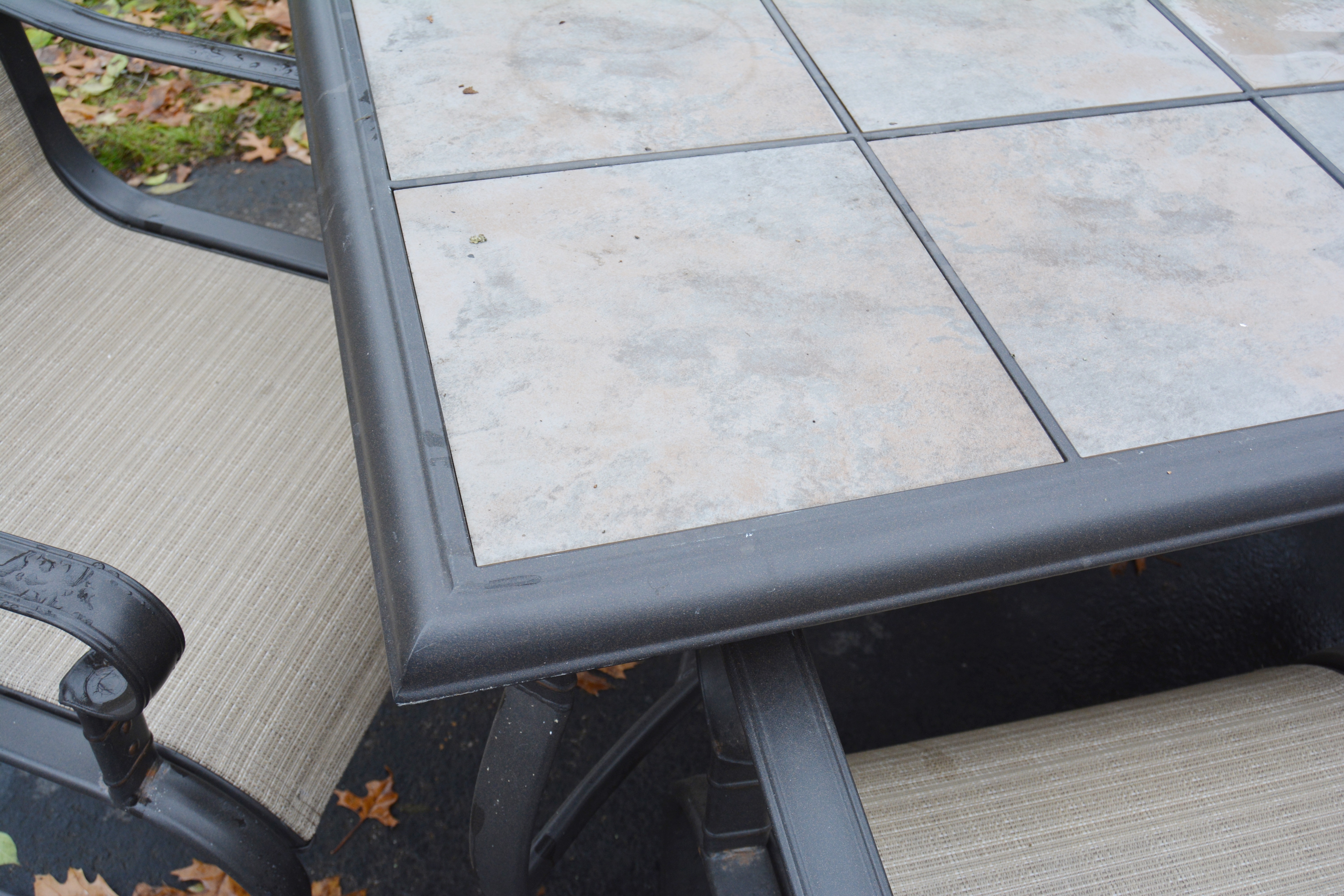 Patio Dining Table and Six Chairs by Hampton Bay