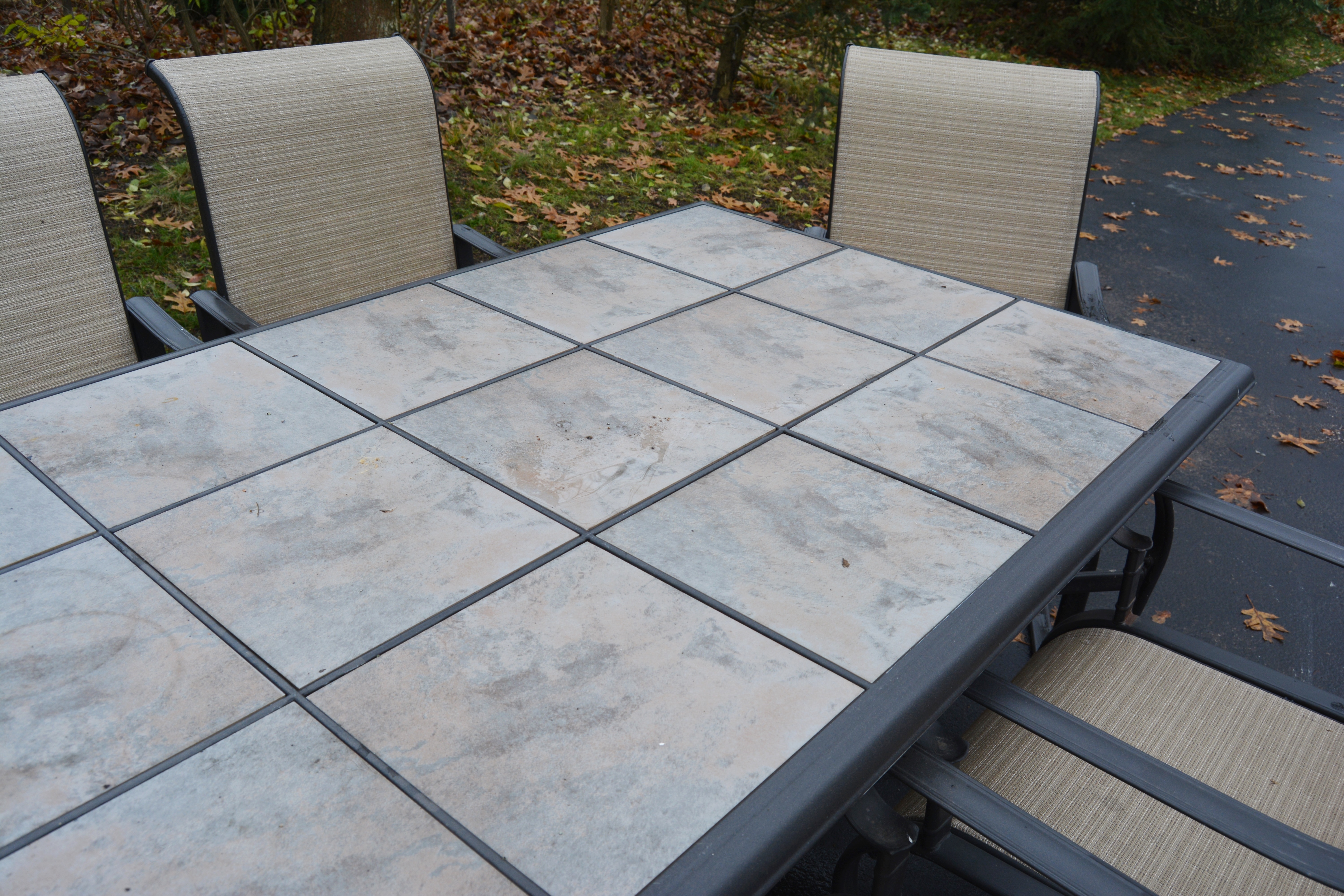 Patio Dining Table and Six Chairs by Hampton Bay