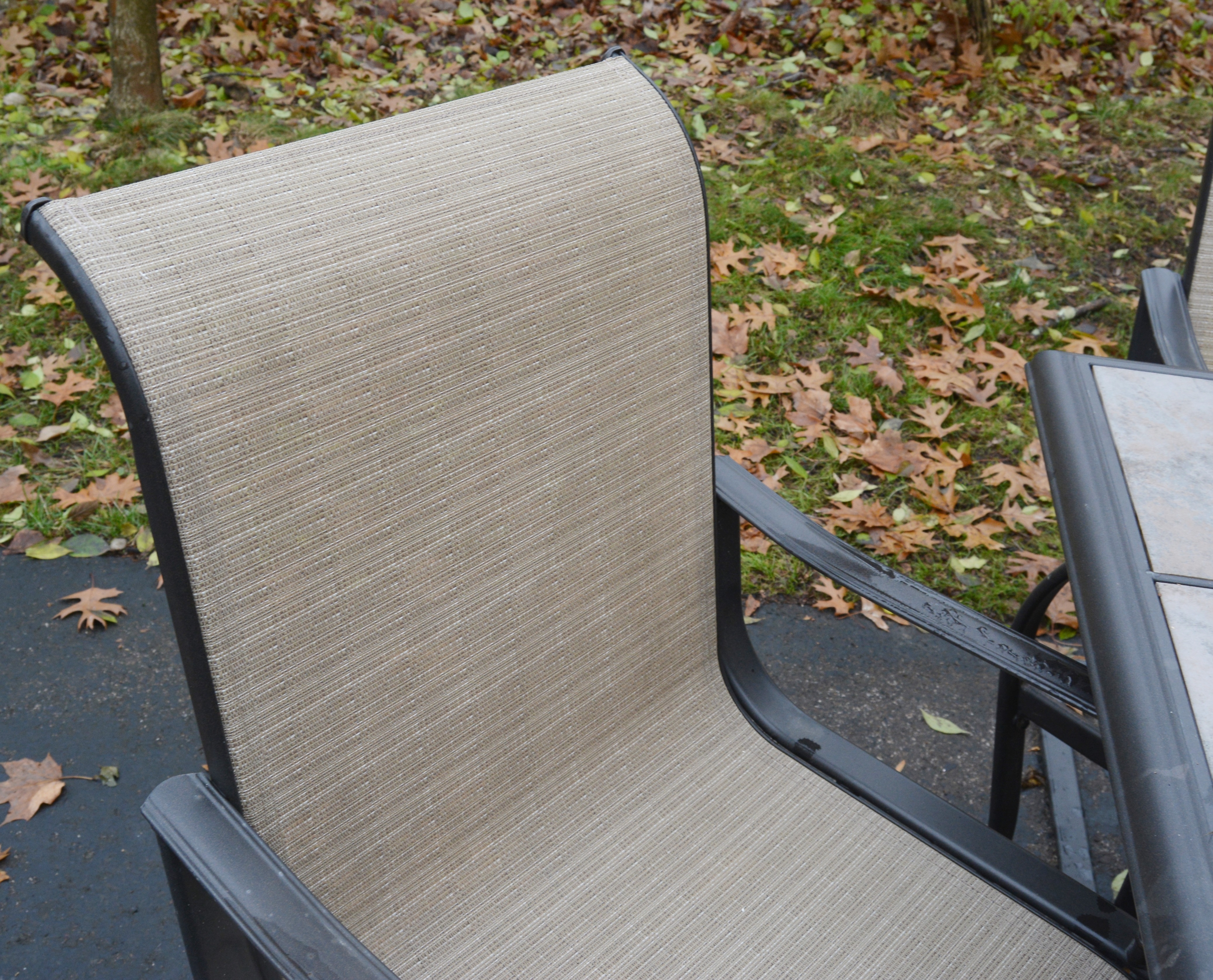 Patio Dining Table and Six Chairs by Hampton Bay