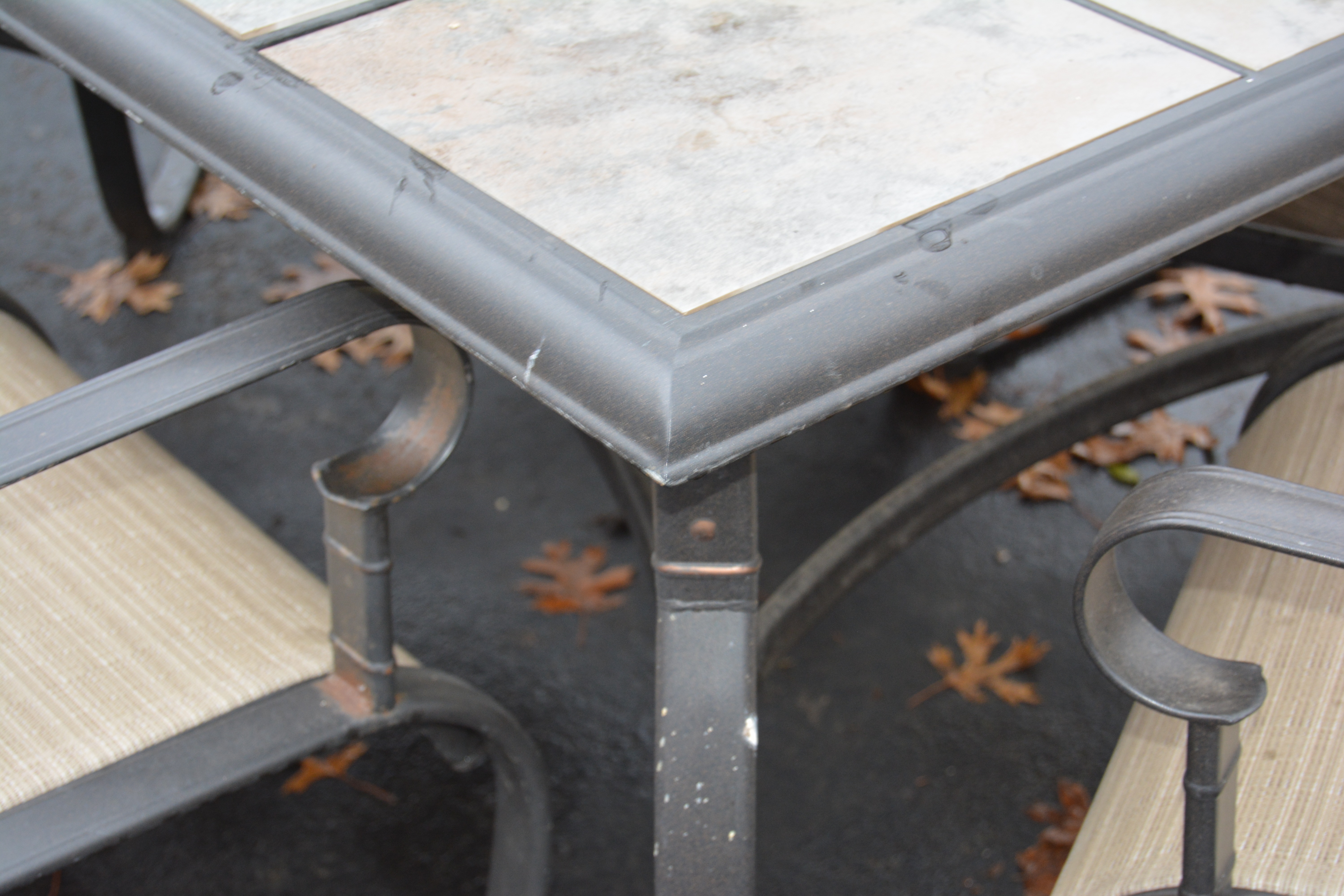 Patio Dining Table and Six Chairs by Hampton Bay