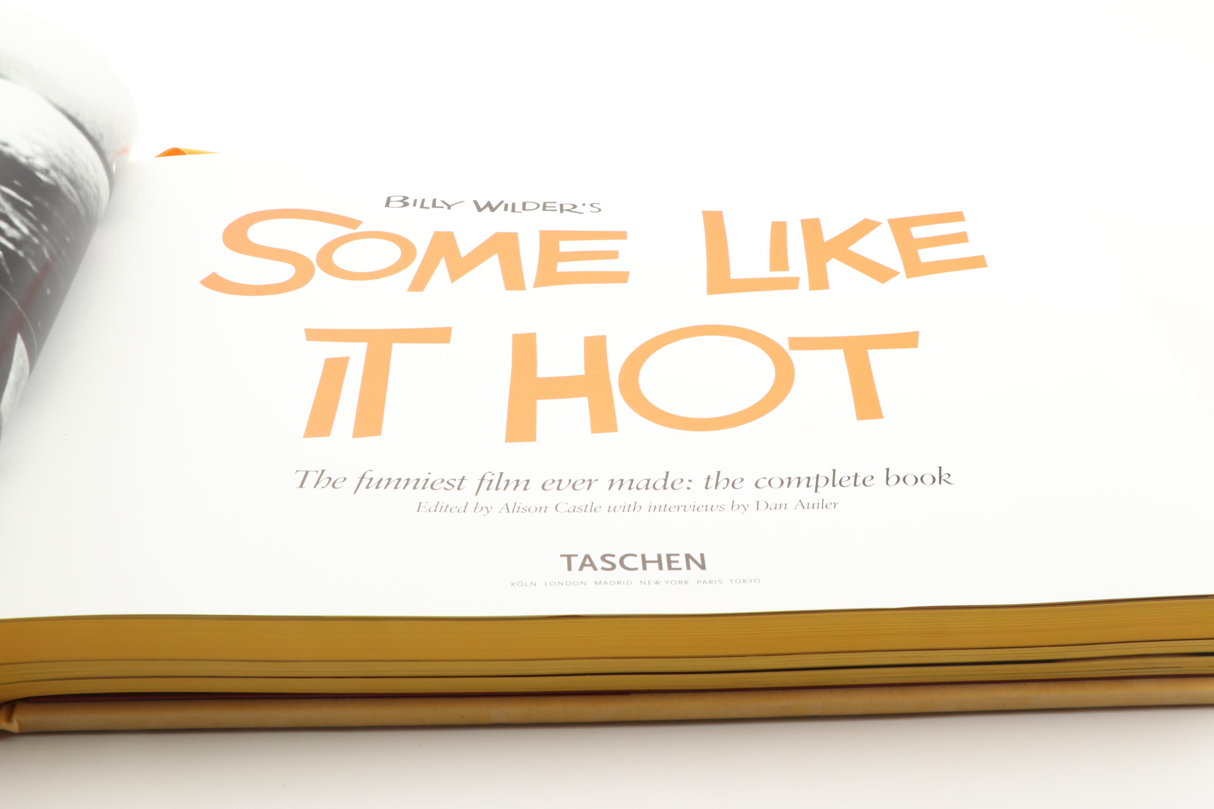 2001 "Some Like It Hot" by Billy Wilder with Facsimile Prompt Book