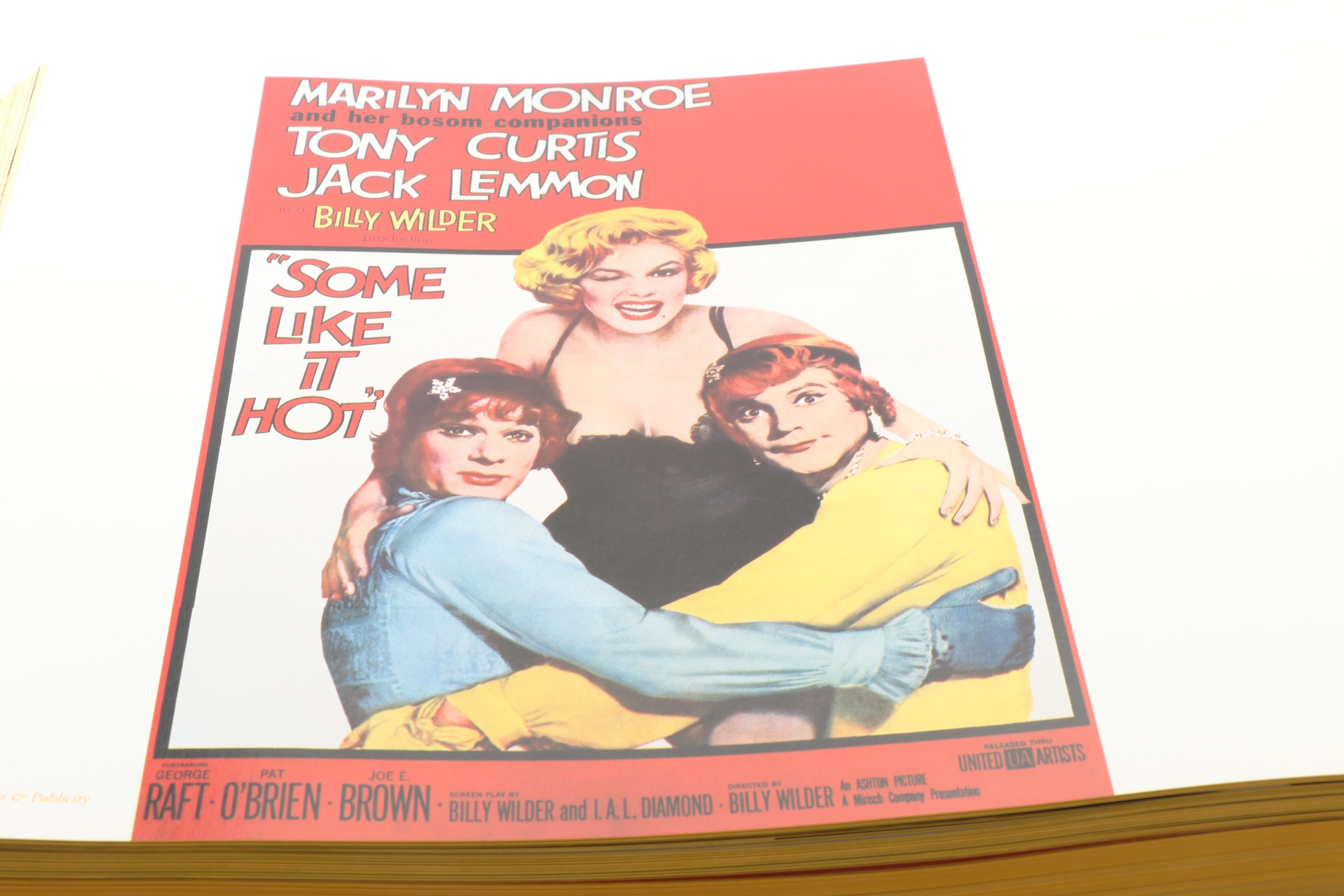 2001 "Some Like It Hot" by Billy Wilder with Facsimile Prompt Book