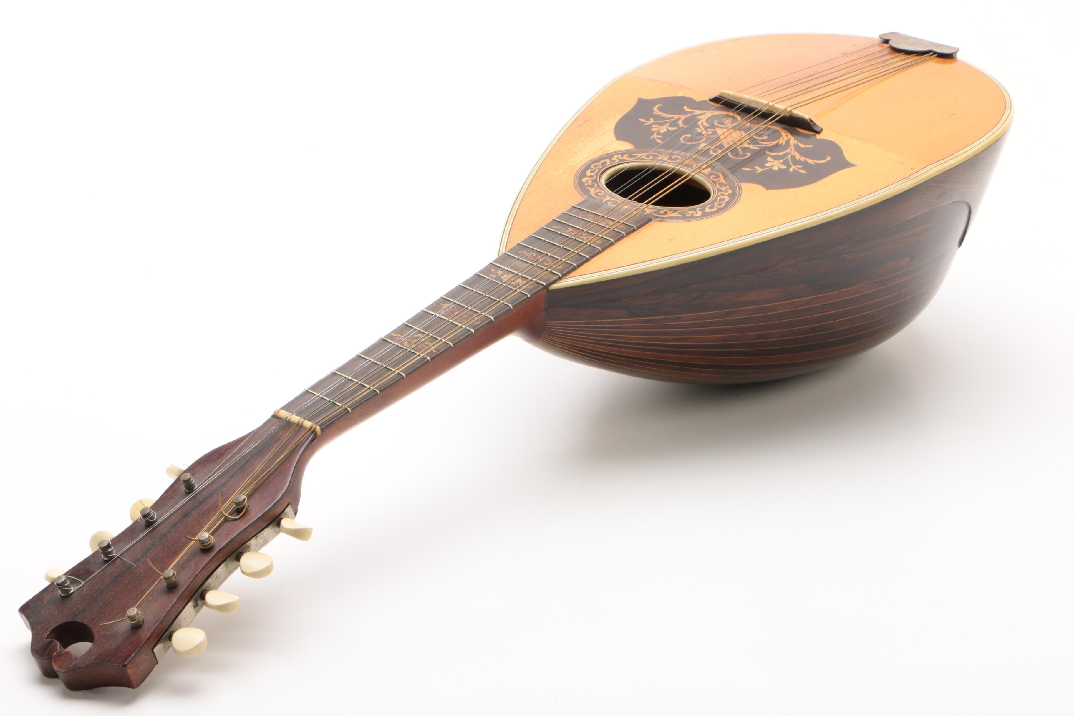 Eugene Howard Bowl Back Mandolin, Late 19th - Early 20th Century