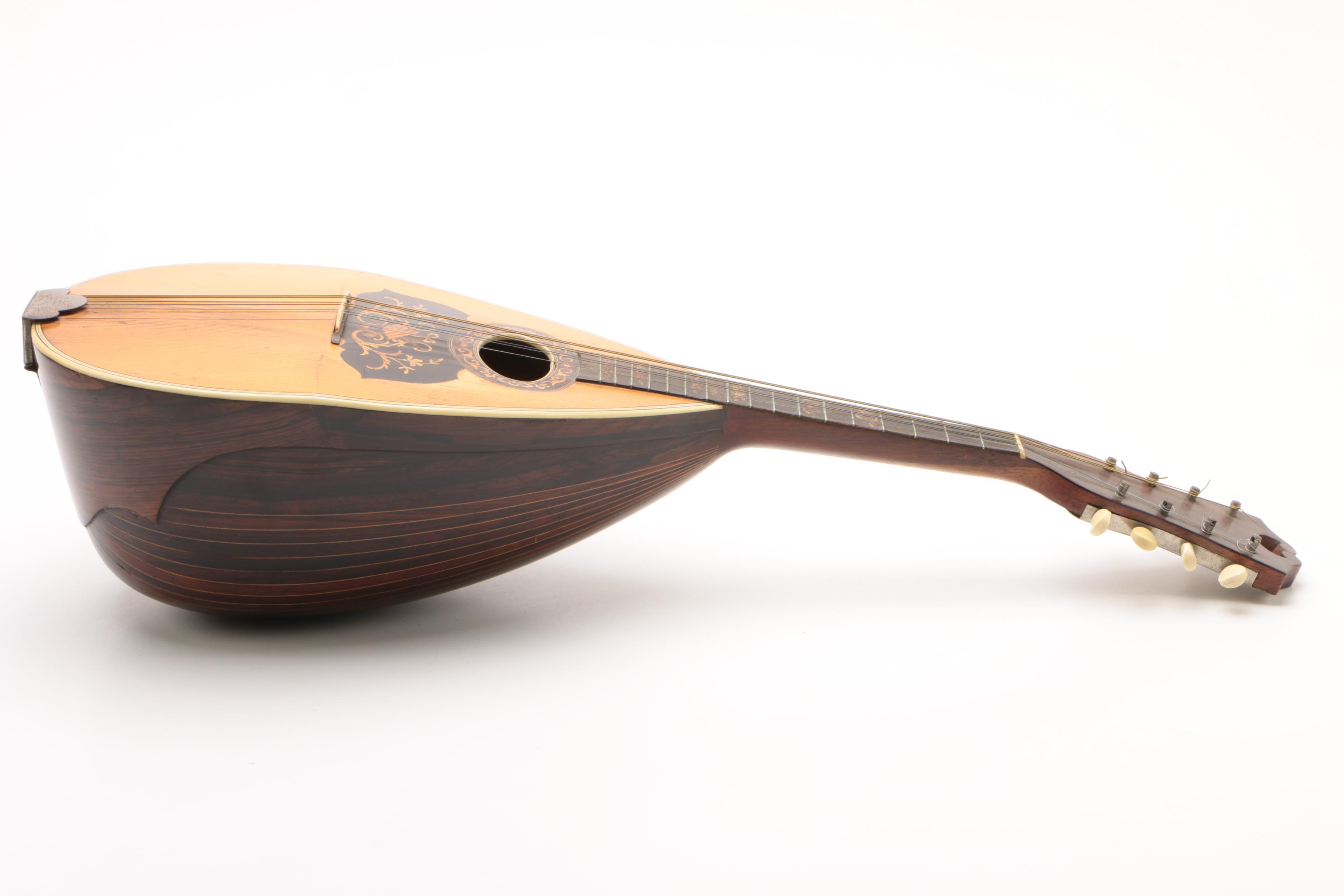 Eugene Howard Bowl Back Mandolin, Late 19th - Early 20th Century