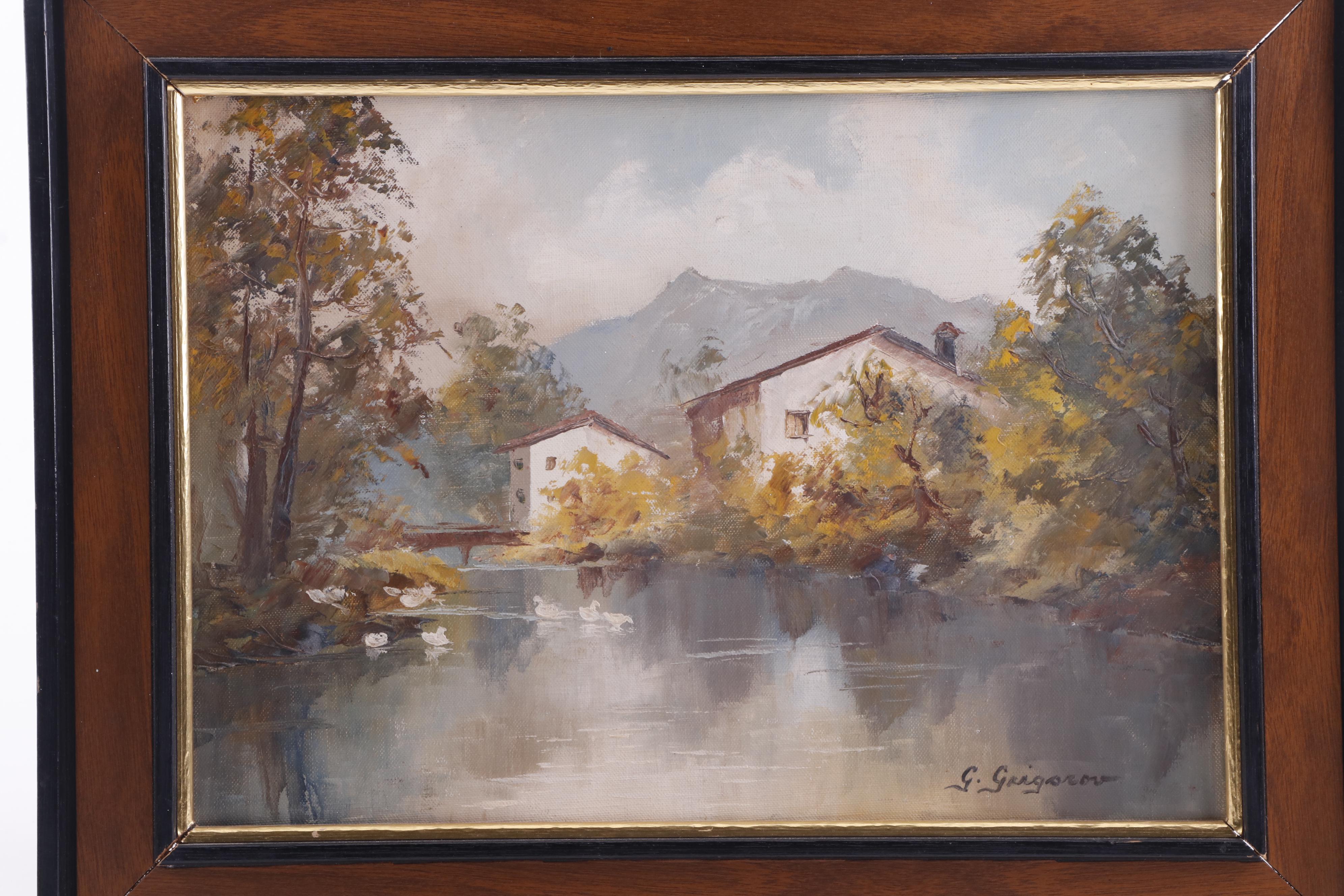 Gertrude Grigorov Landscape Oil Painting