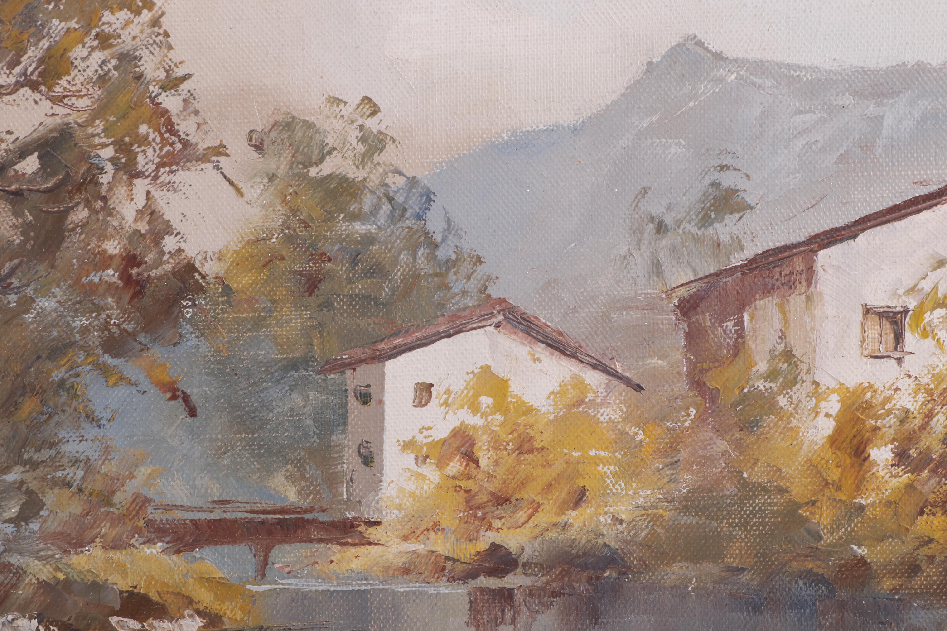 Gertrude Grigorov Landscape Oil Painting