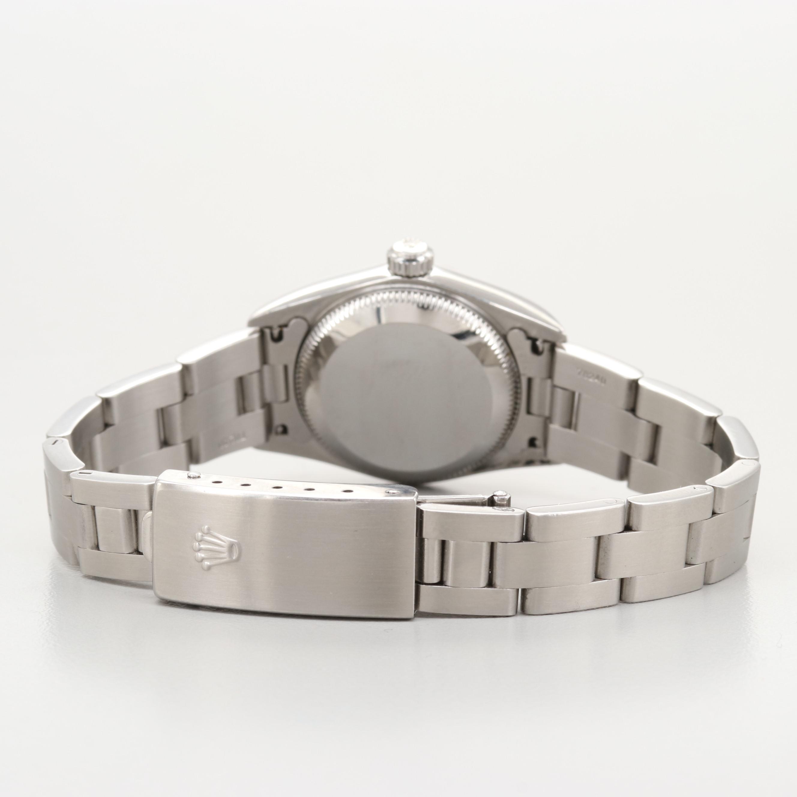 Rolex Oyster Perpetual Stainless Steel and 18K White Gold Watch, 2002