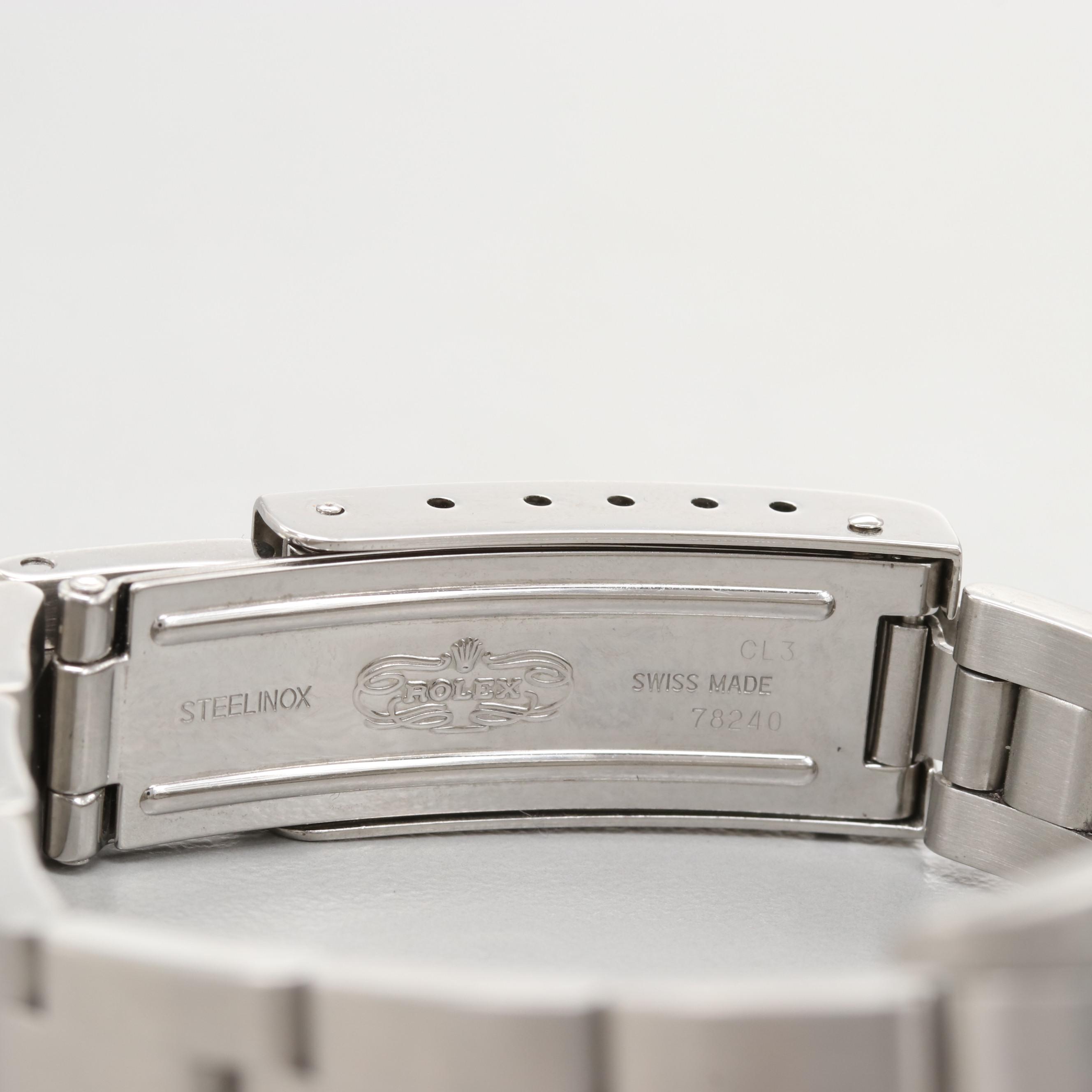 Rolex Oyster Perpetual Stainless Steel and 18K White Gold Watch, 2002