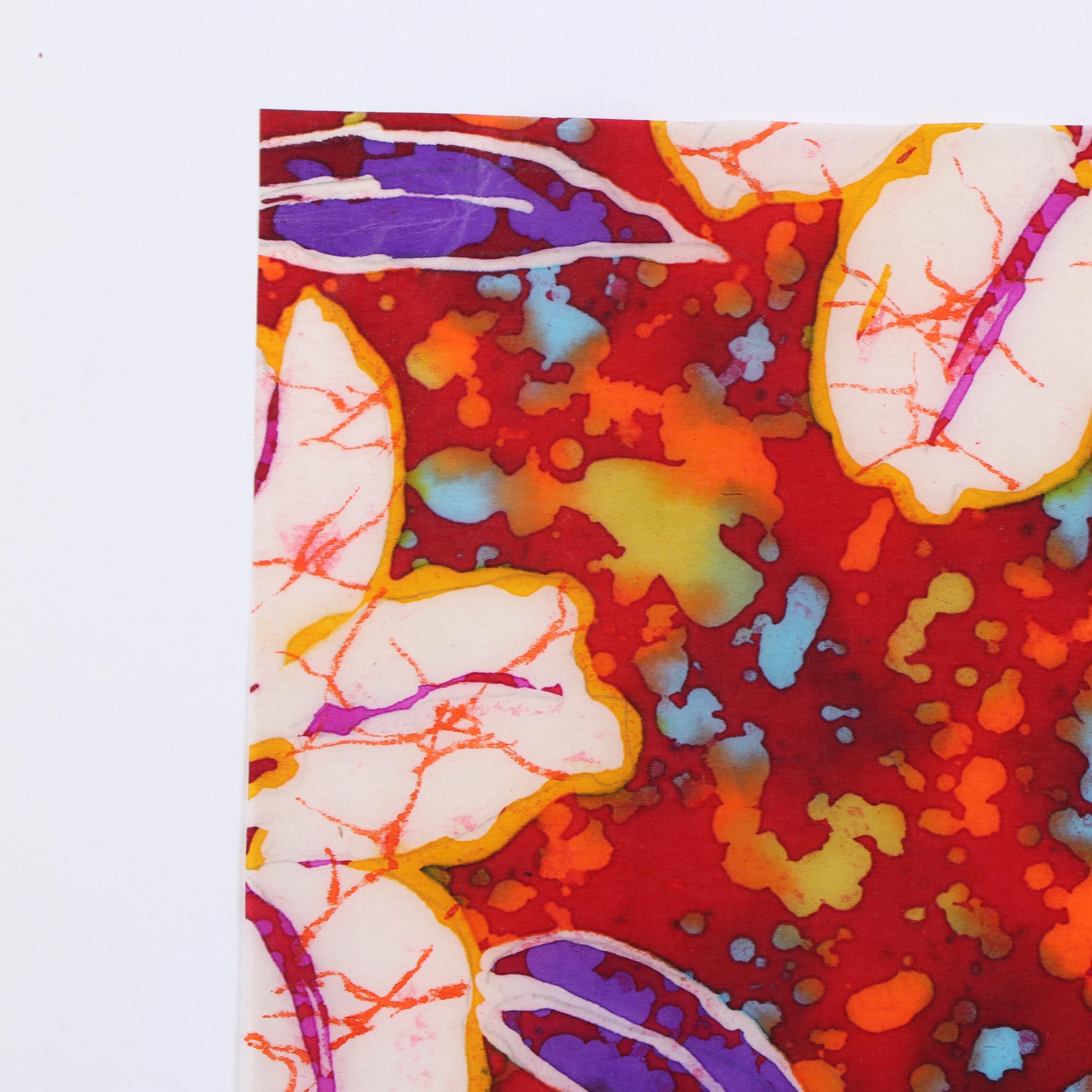 Marubeni Watercolor Painted Batik Style Textile Pattern Design