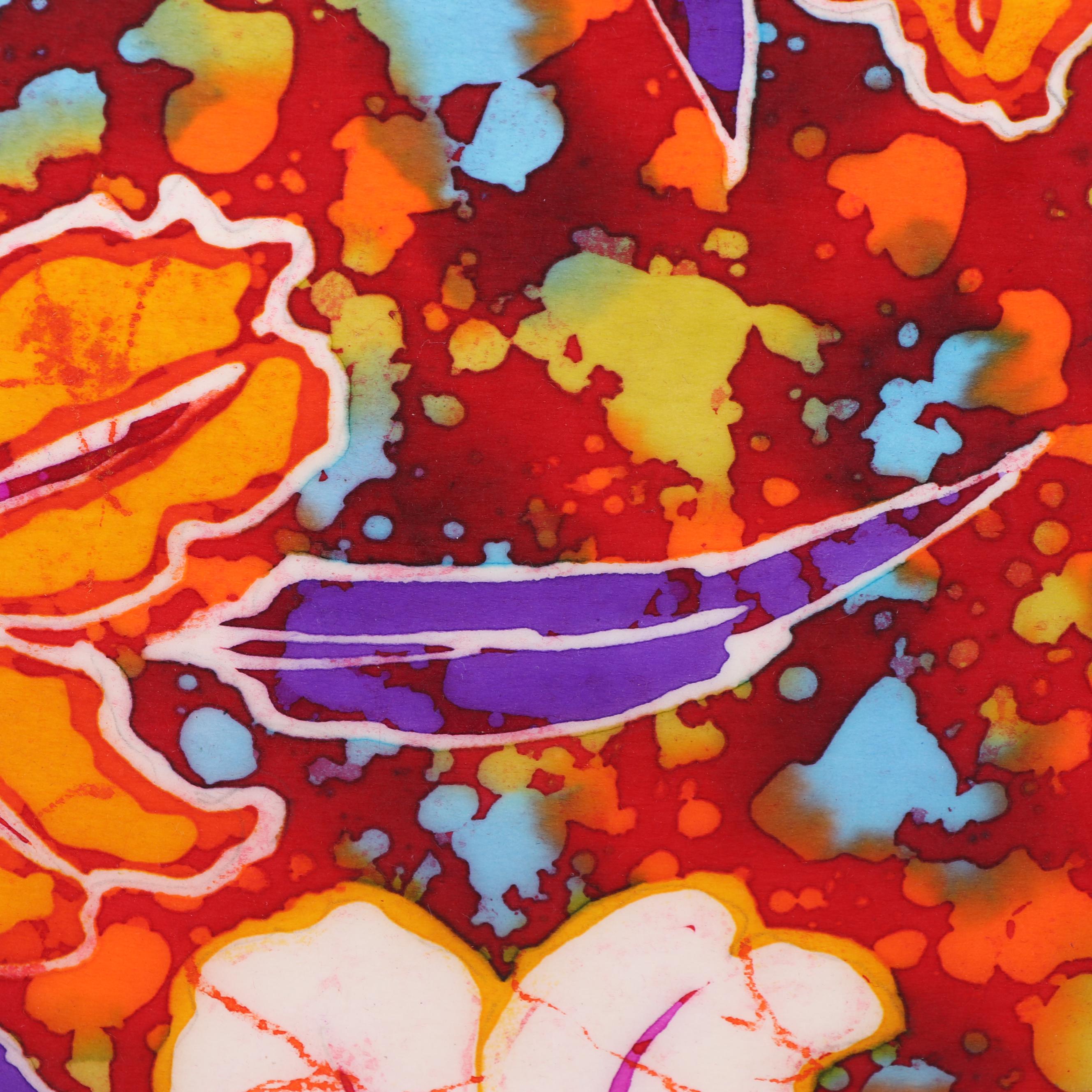 Marubeni Watercolor Painted Batik Style Textile Pattern Design