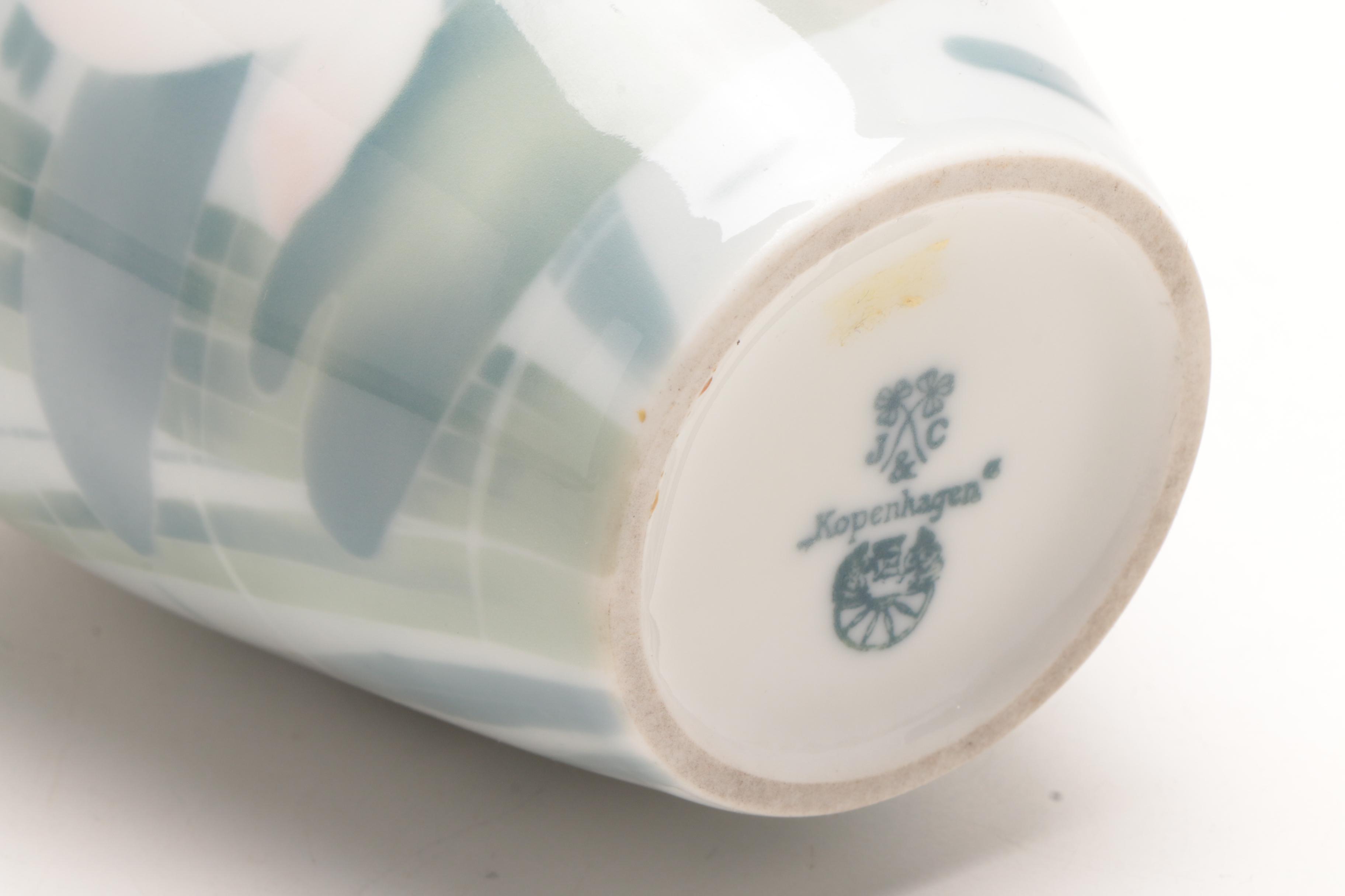 Vintage J & C Kopenhagen Vase