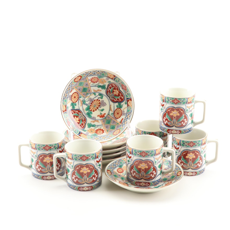 Andrea by Sadek Japanese Demitasse Cups and Saucers Sets