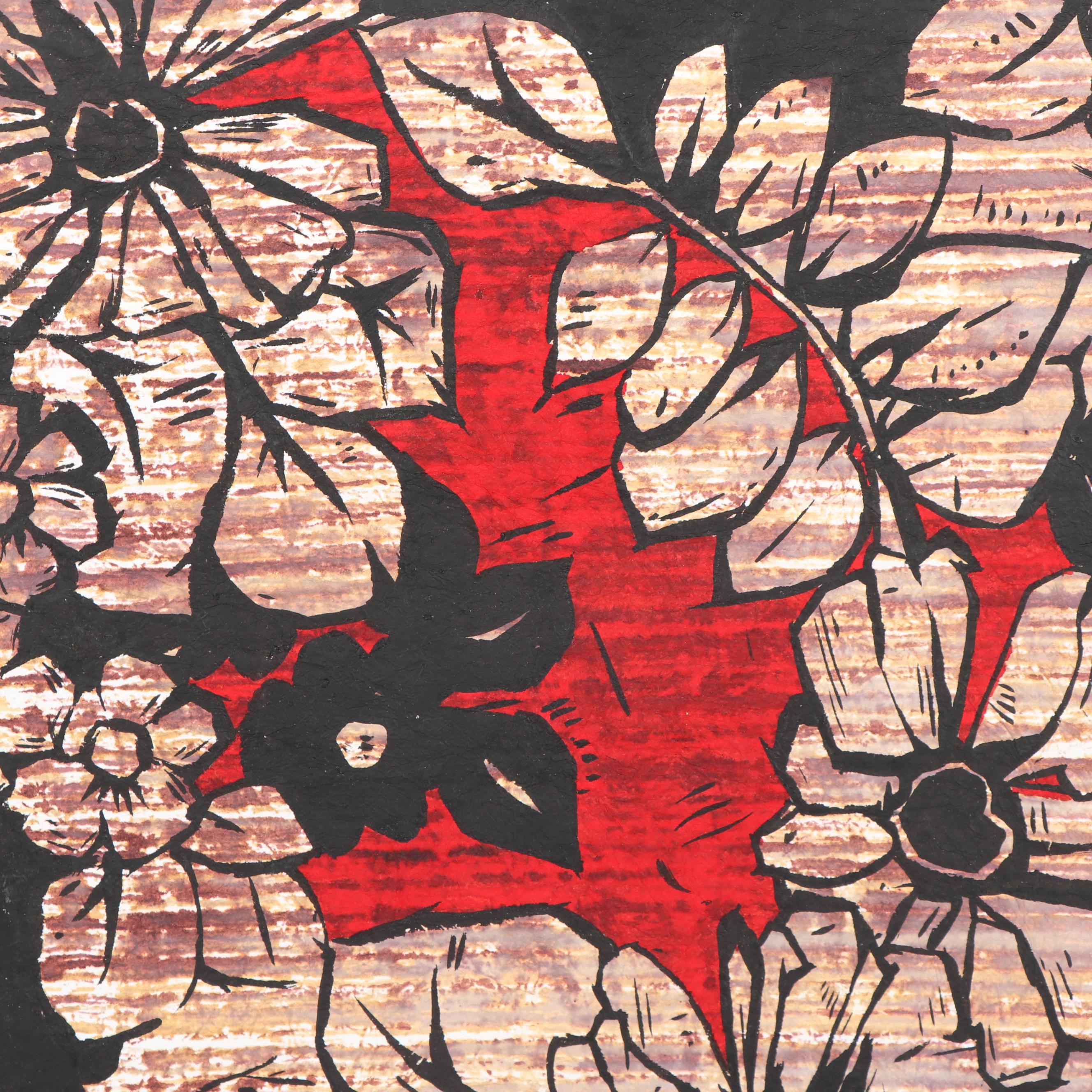 Shikibo Watercolor and Gouache Textile Proof