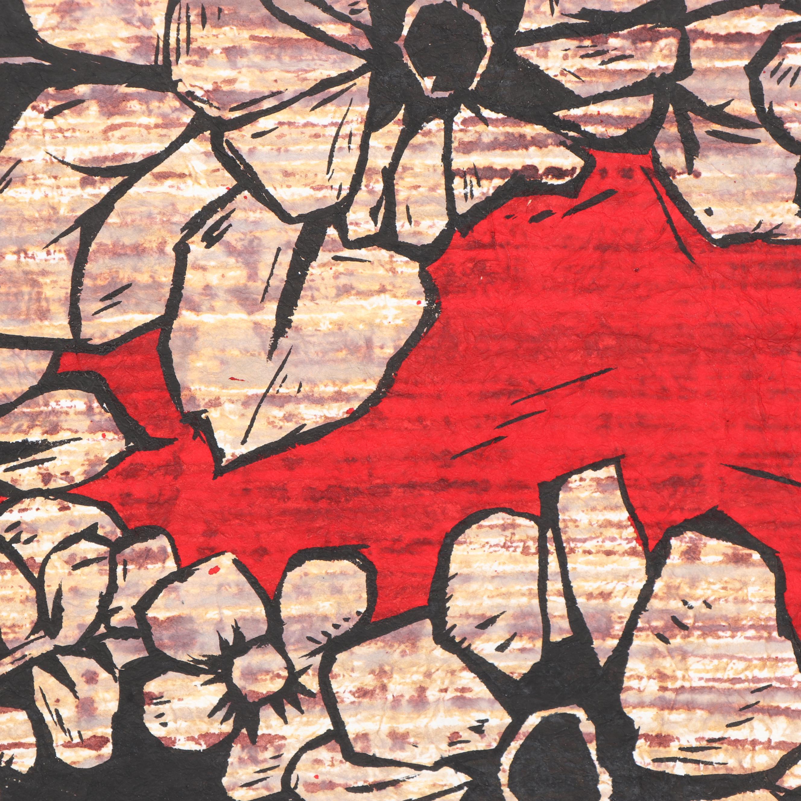 Shikibo Watercolor and Gouache Textile Proof