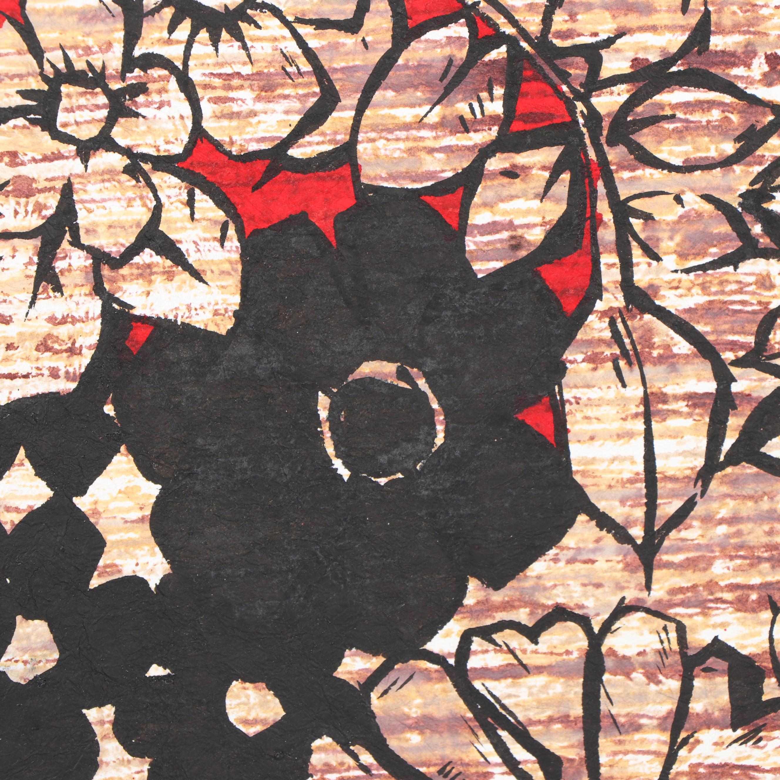 Shikibo Watercolor and Gouache Textile Proof