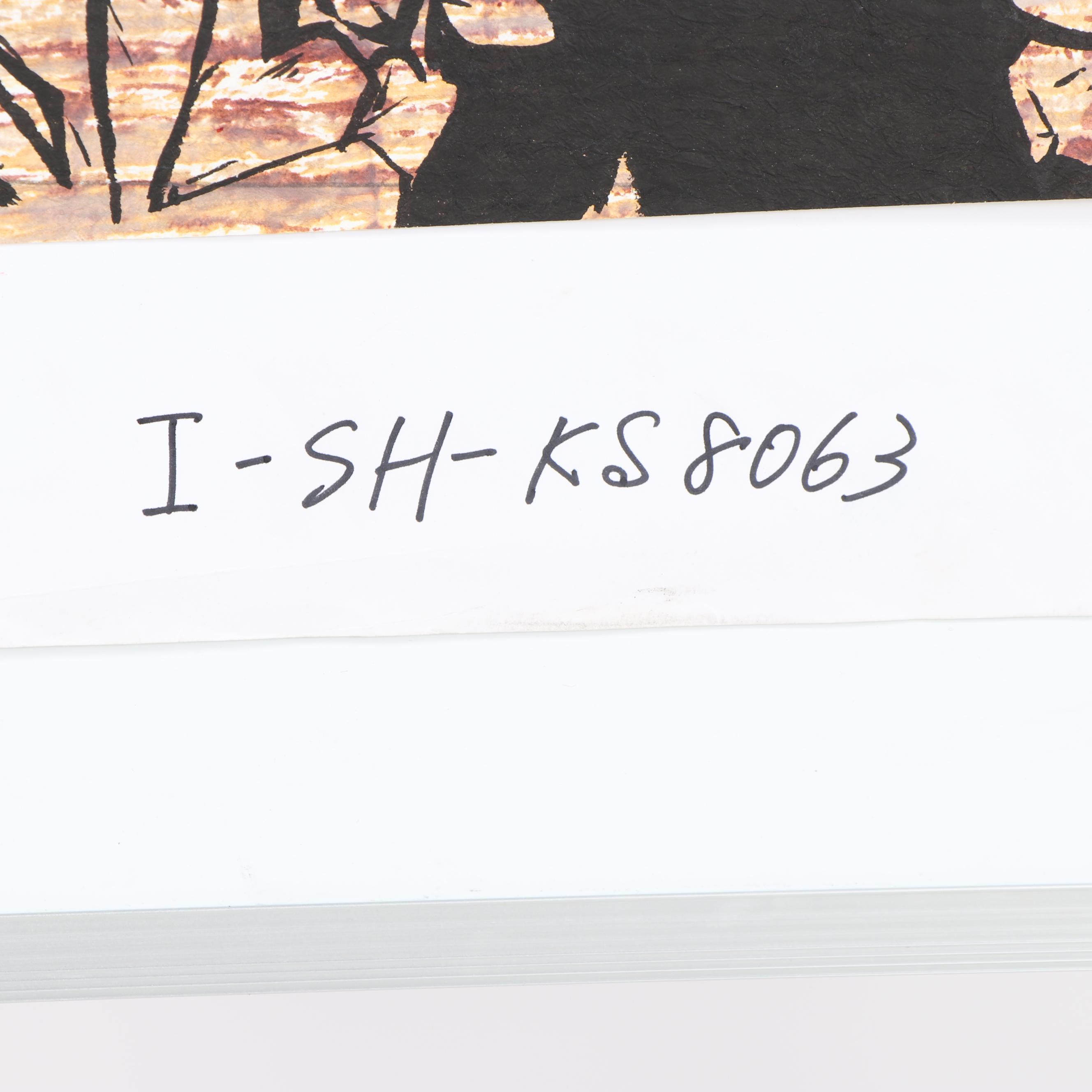 Shikibo Watercolor and Gouache Textile Proof