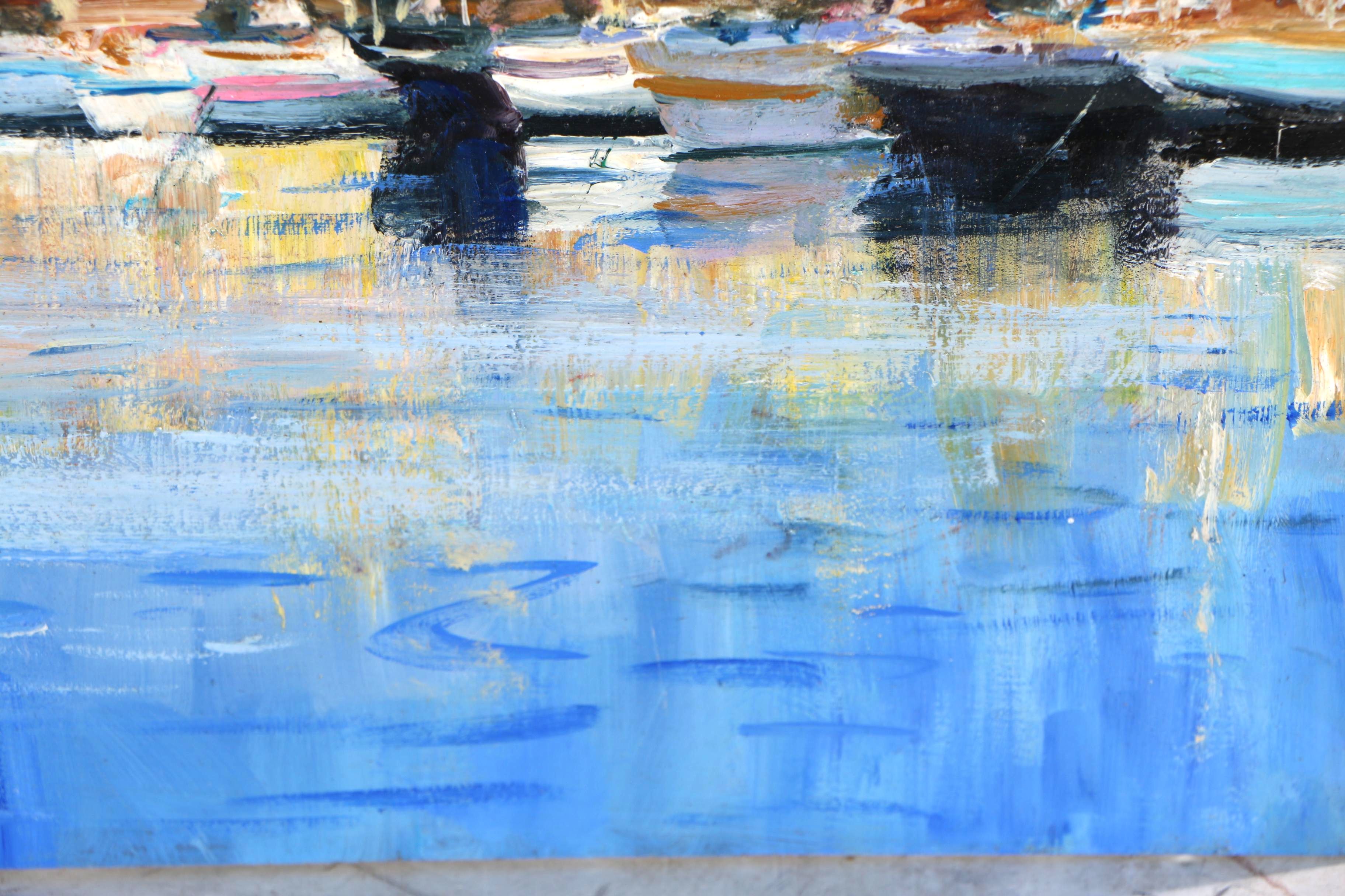 Nino Pippa Oil Painting "French Riviera - Cassis"