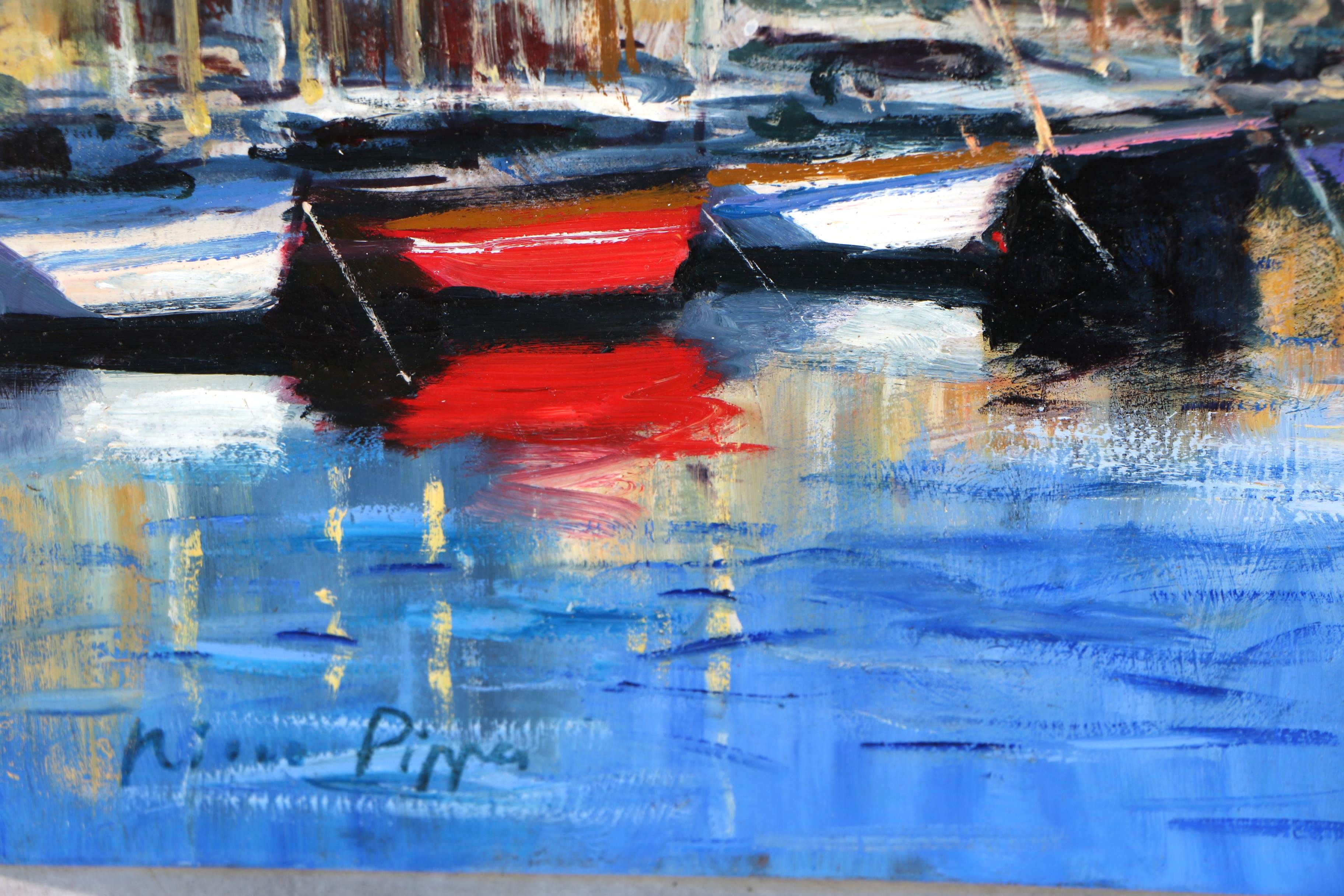 Nino Pippa Oil Painting "French Riviera - Cassis"