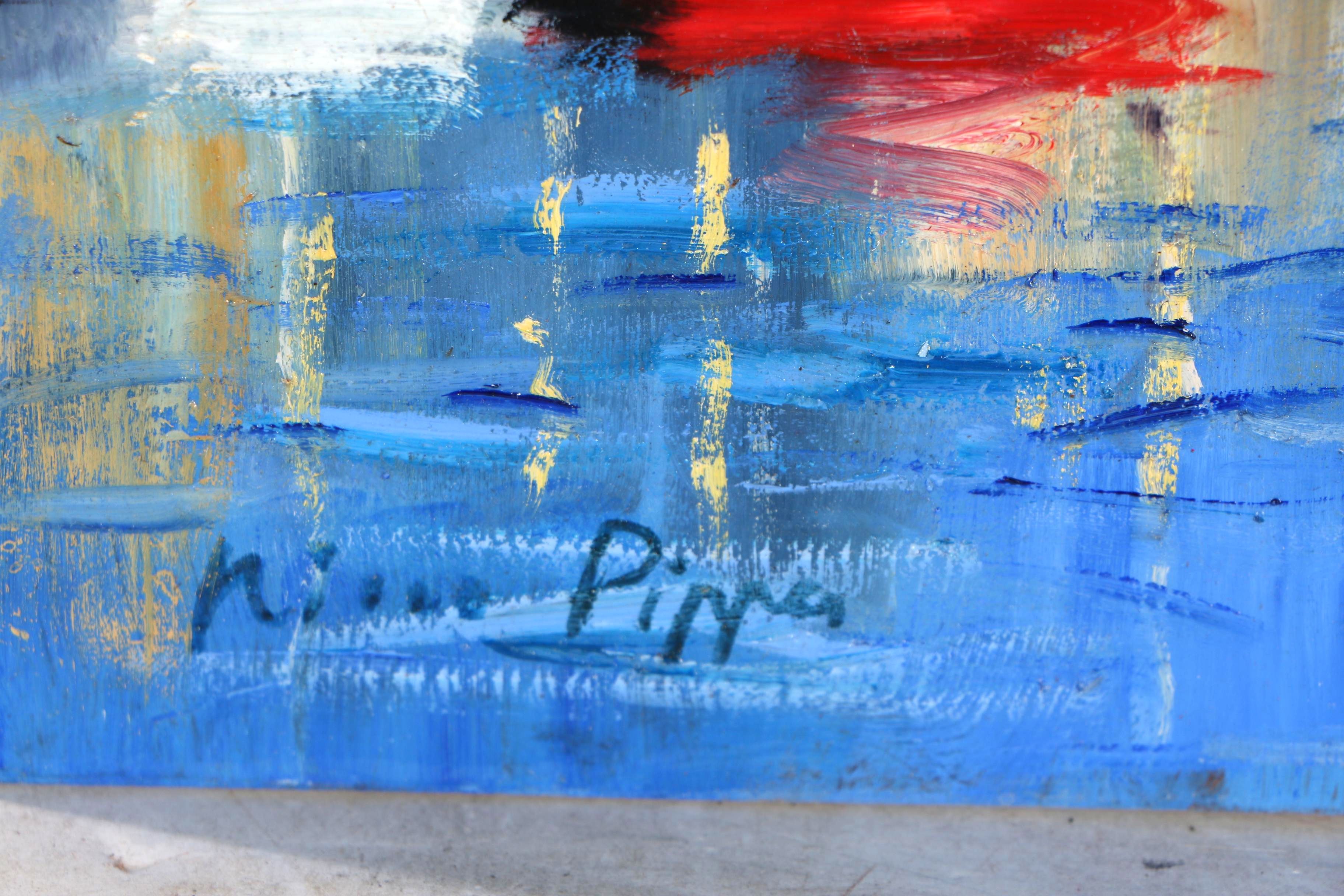 Nino Pippa Oil Painting "French Riviera - Cassis"