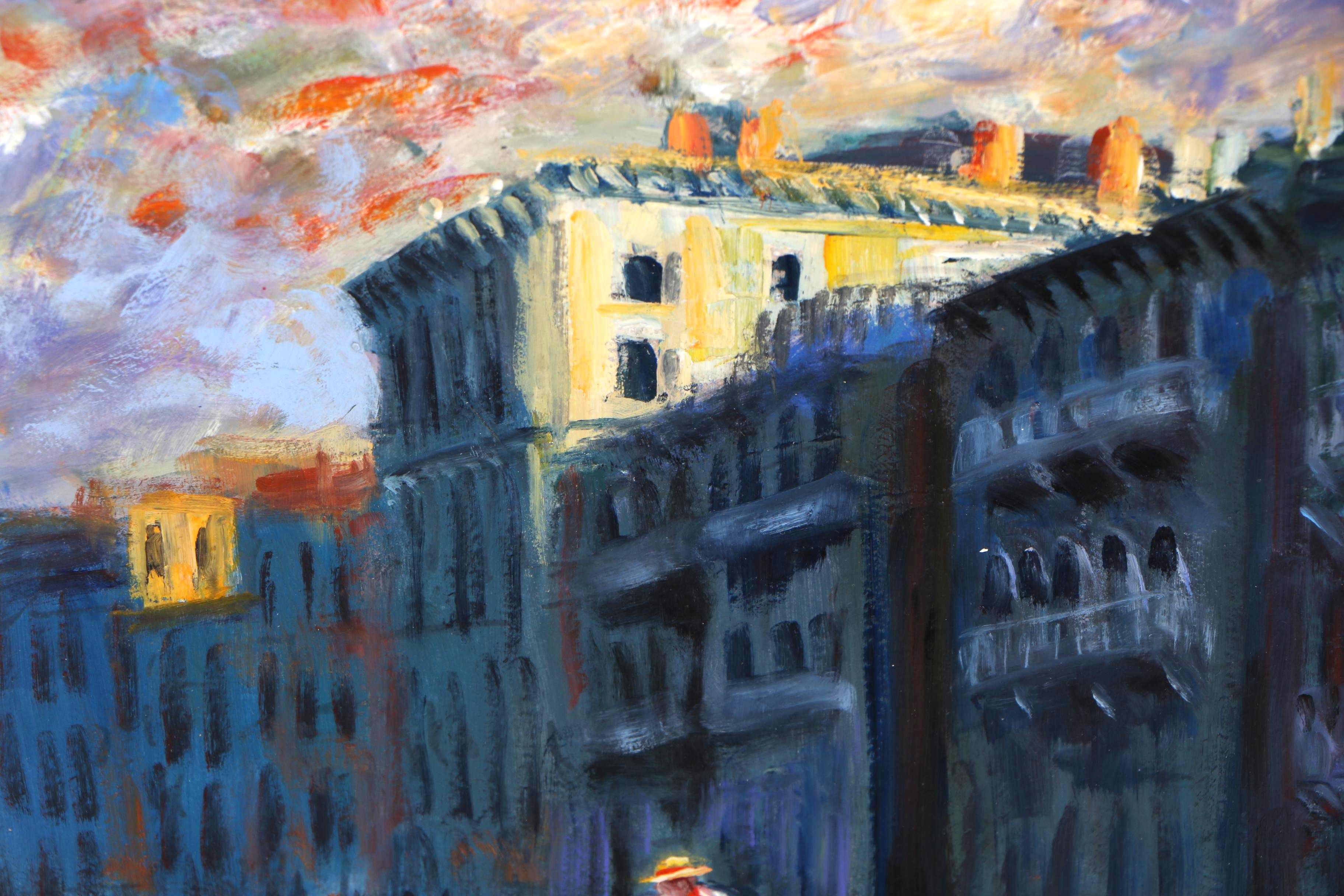 Nino Pippa Oil Painting "Venice - Twilight on the Grand Canal"