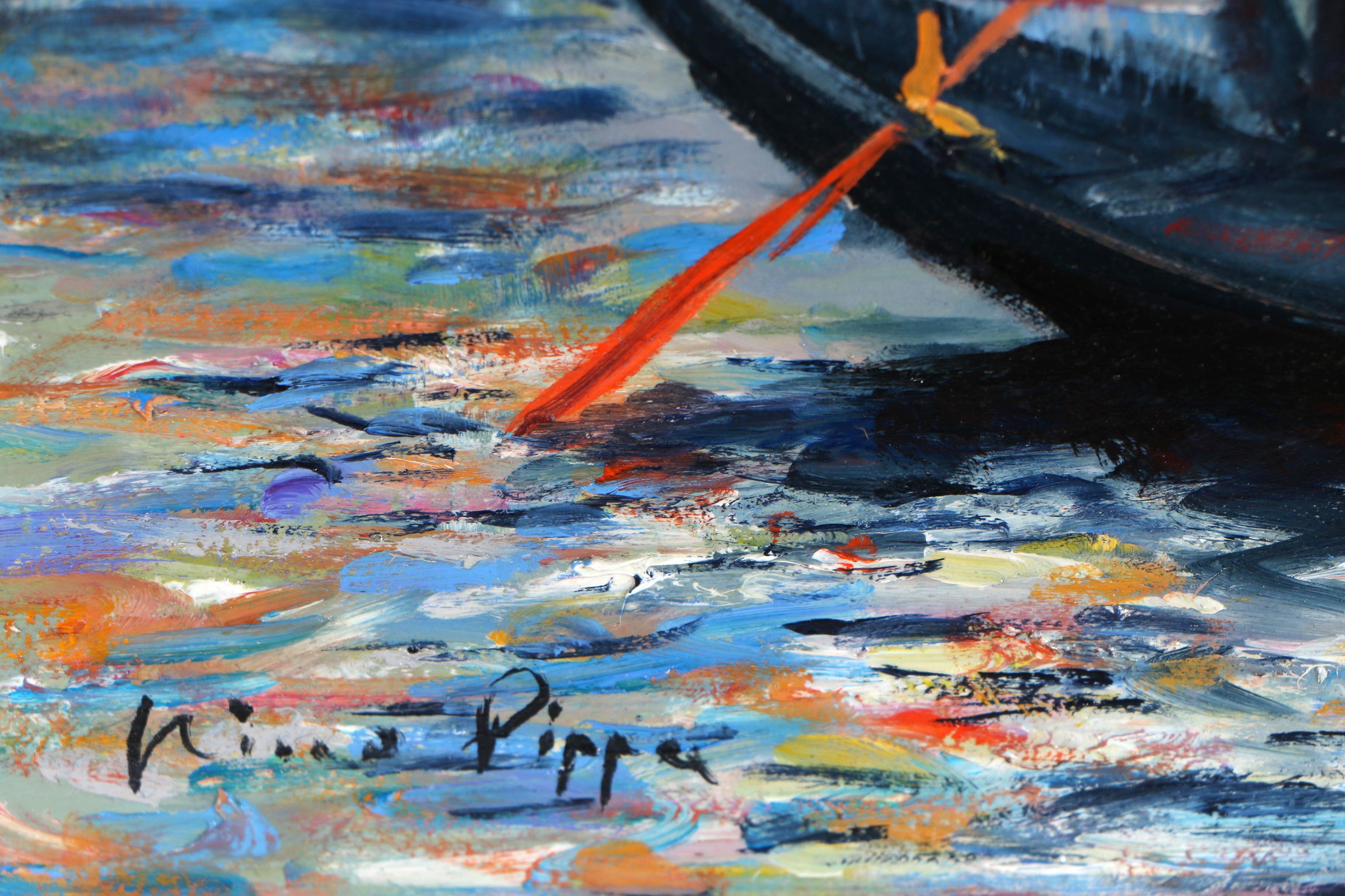 Nino Pippa Oil Painting "Venice - Twilight on the Grand Canal"