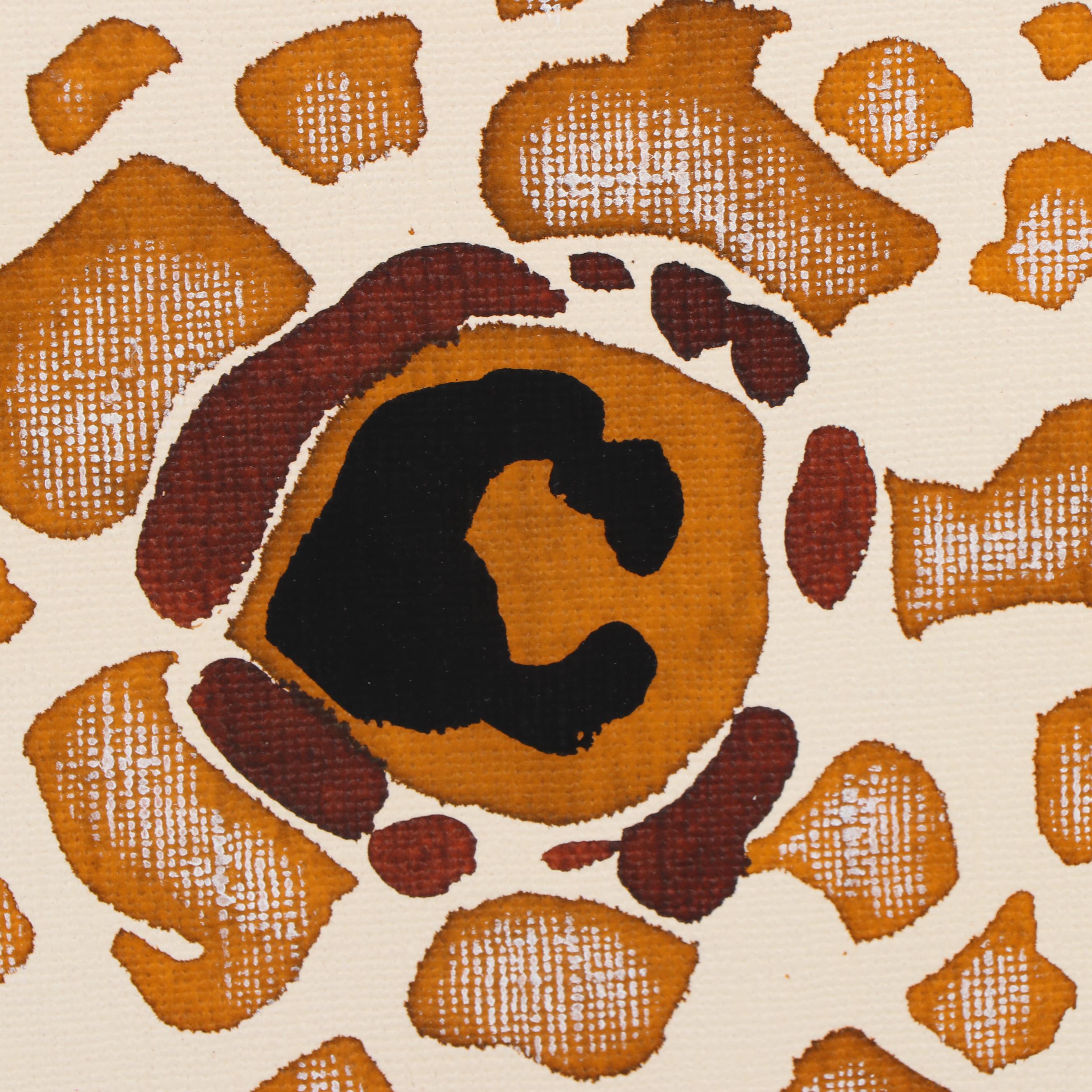 Marubeni Acrylic Painted Textile Design Pattern