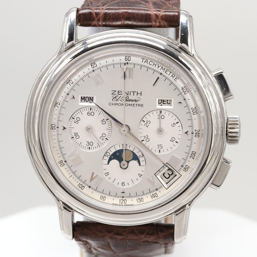 Zenith ChronoMaster El Primero Moon Phase Automatic Wristwatch