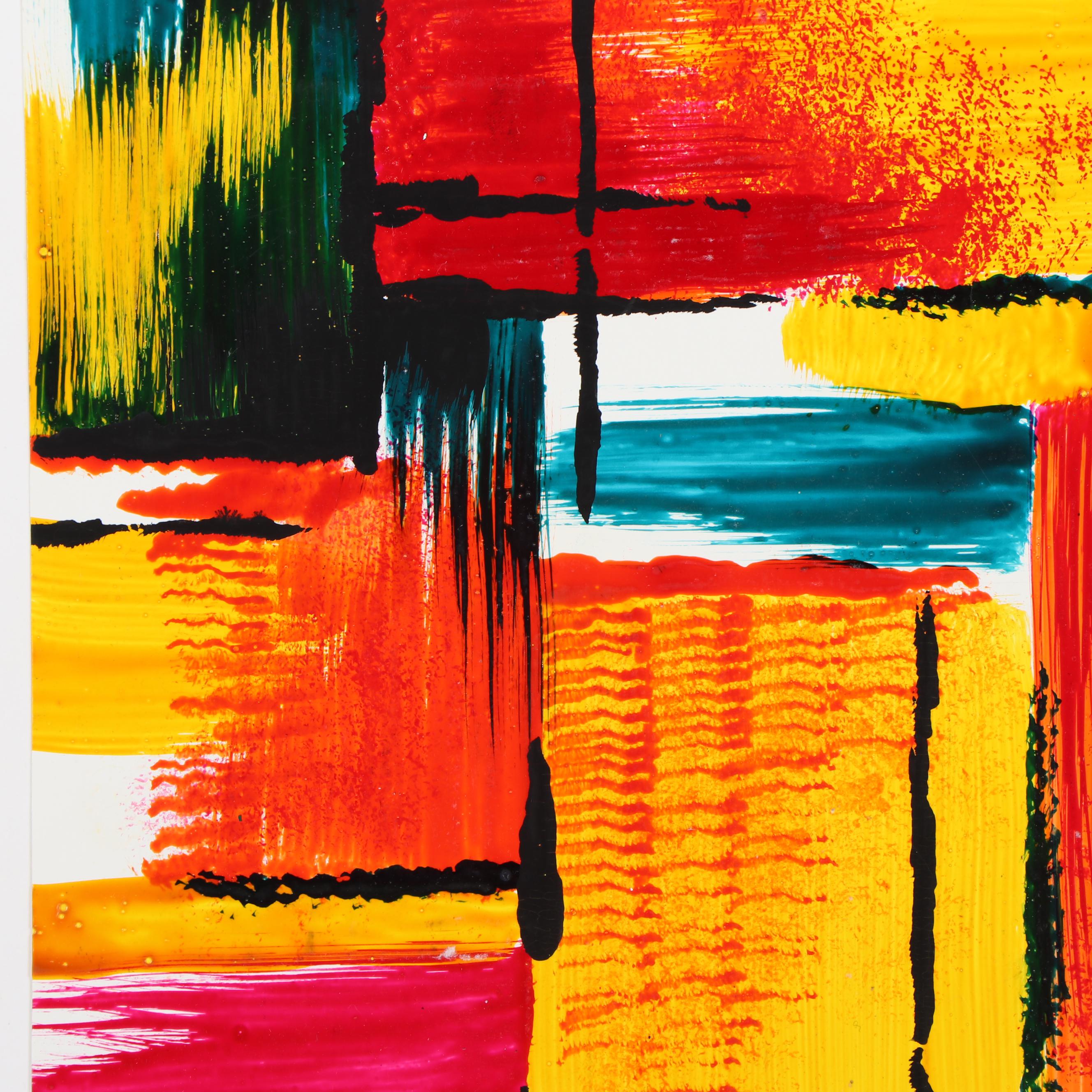 Marubeni Acrylic Painted Textile Pattern Design